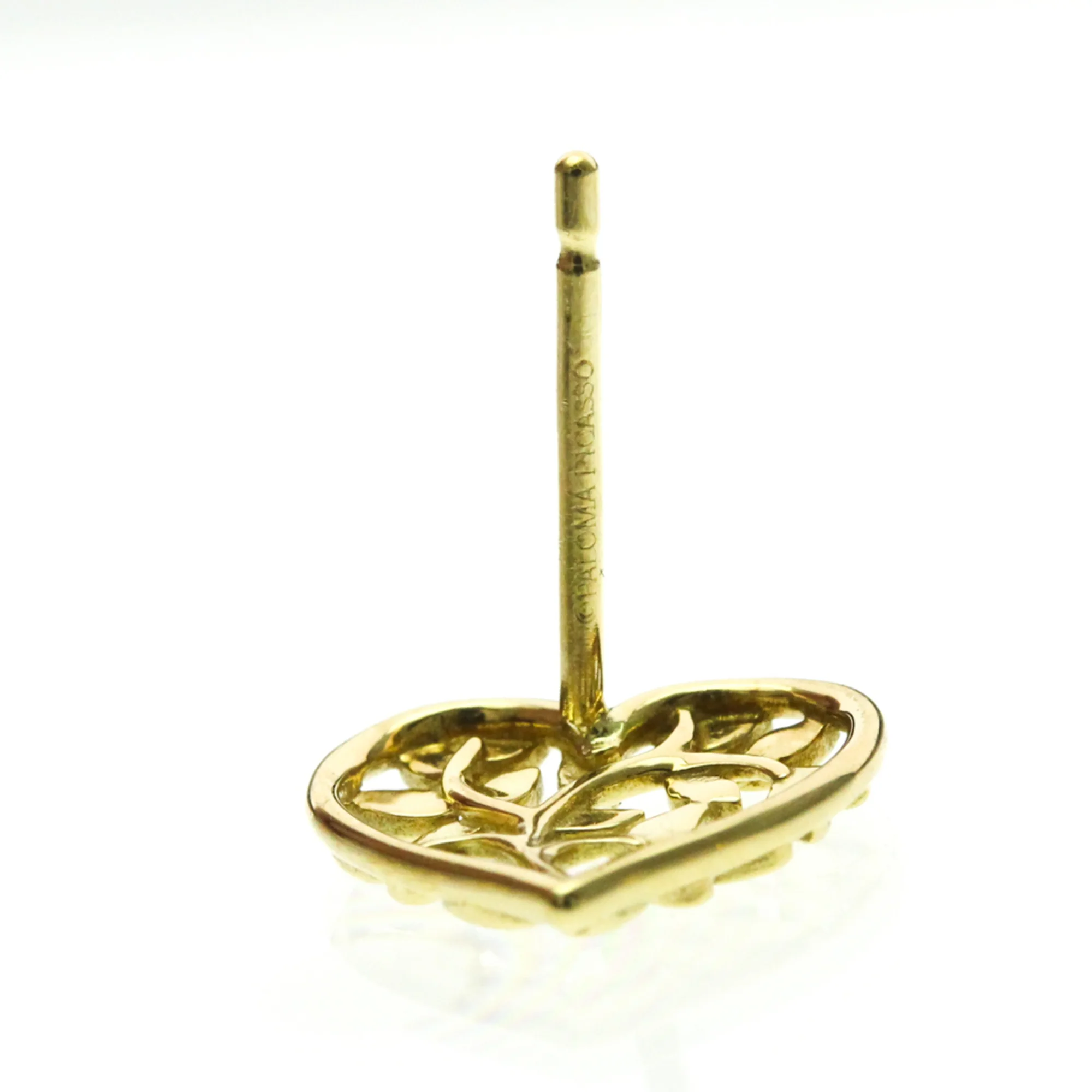 Earrings Stud 18K Yellow Gold - Image 7