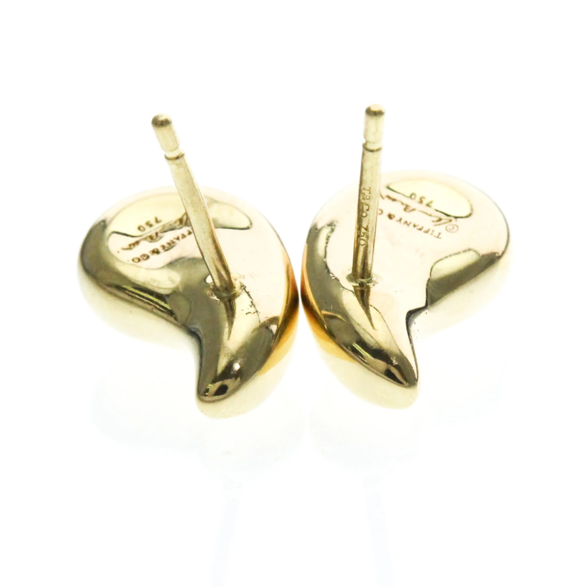 Earrings Stud 18K Yellow Gold - Image 4