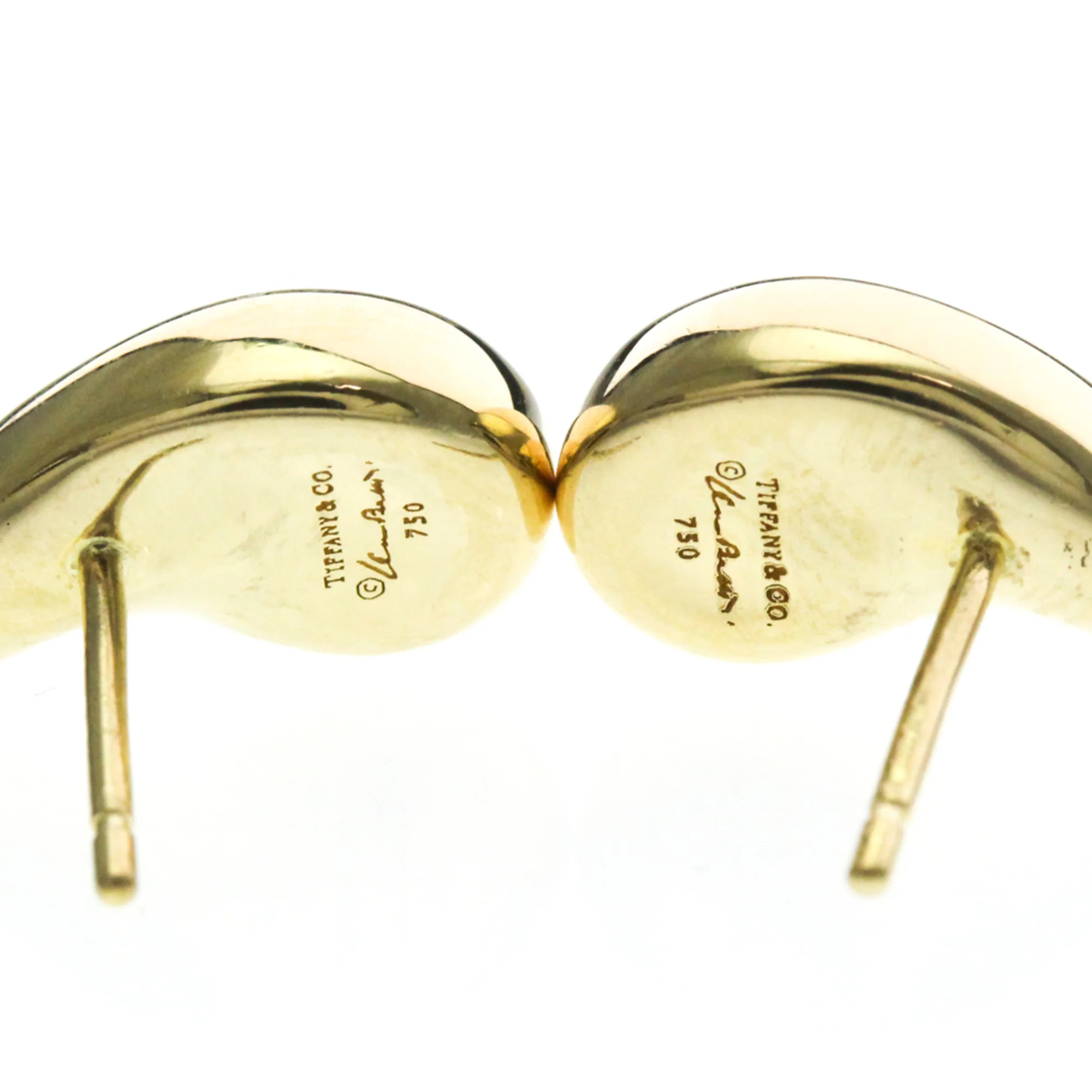 Earrings Stud 18K Yellow Gold - Image 5