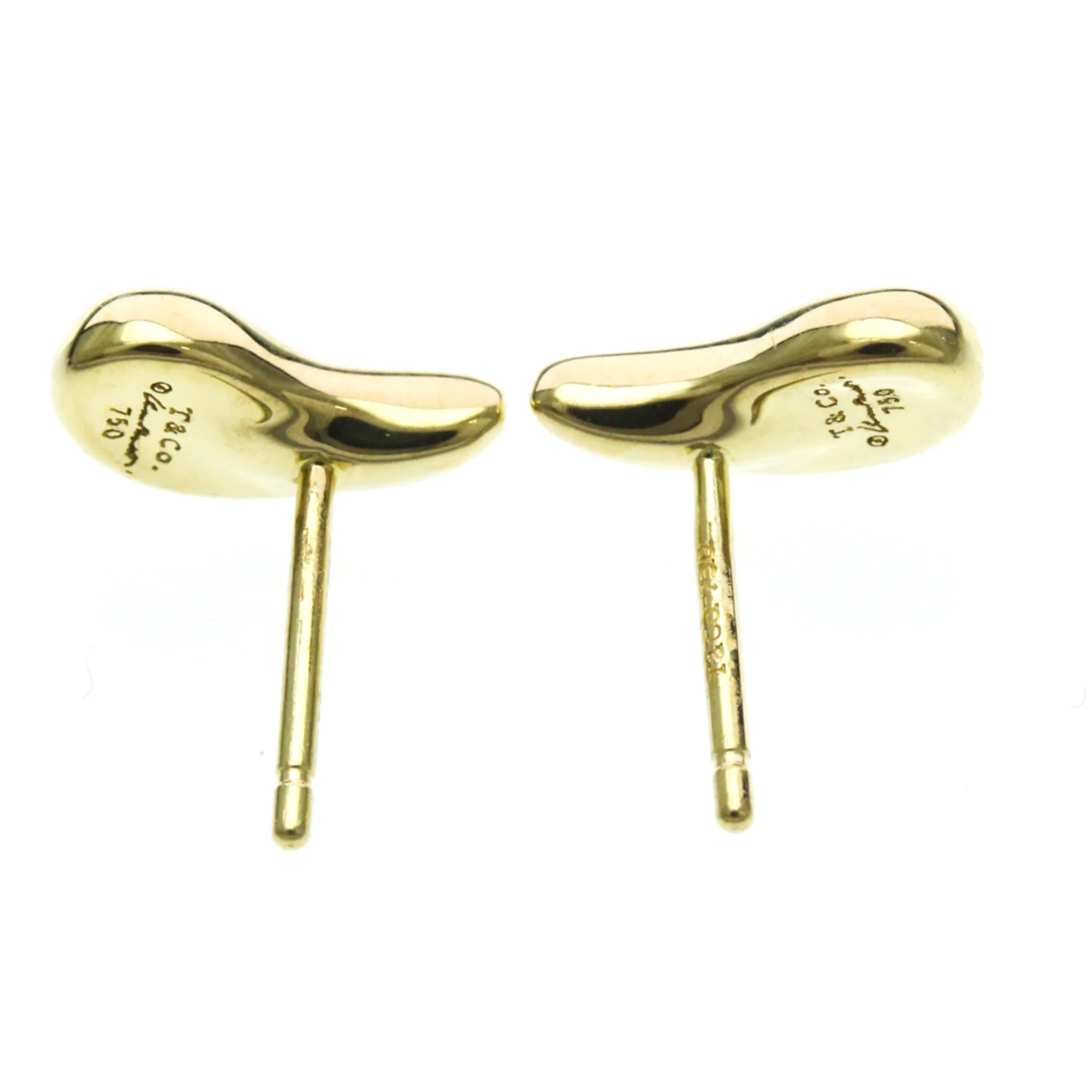 Earrings Stud 18K Yellow Gold - Image 6