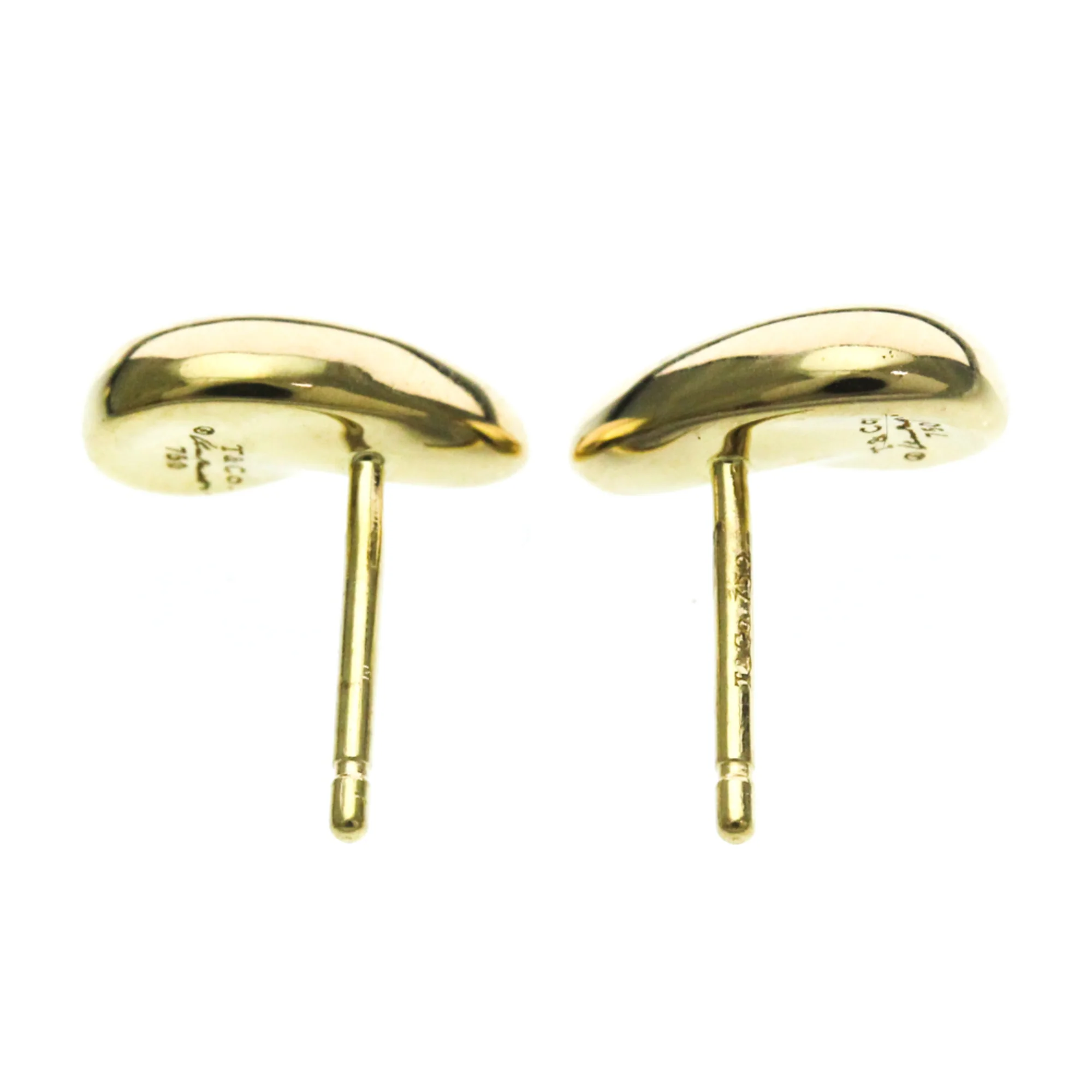 Earrings Stud 18K Yellow Gold - Image 7