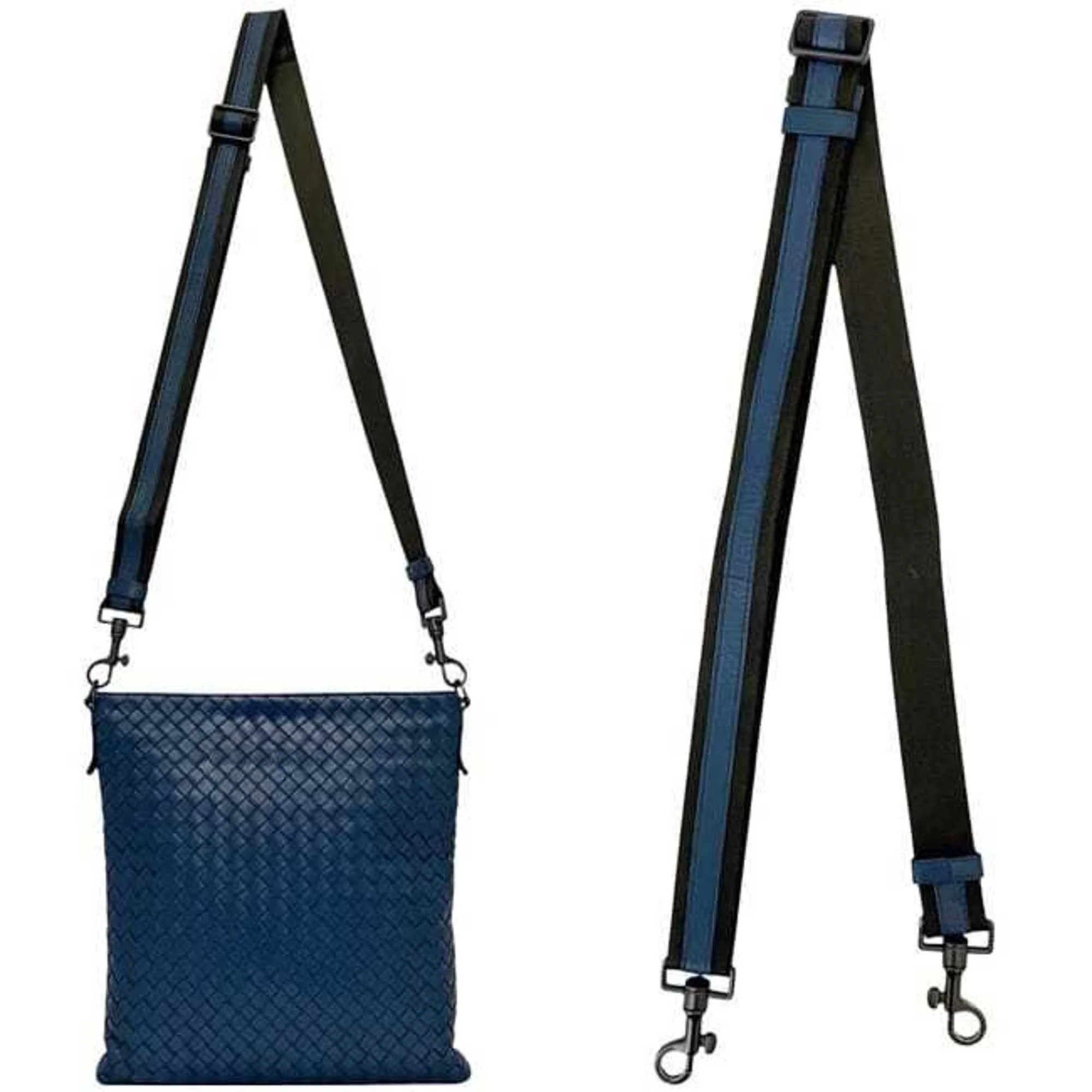 Flat Messenger Bag Intrecciato Nappa Large - Image 4