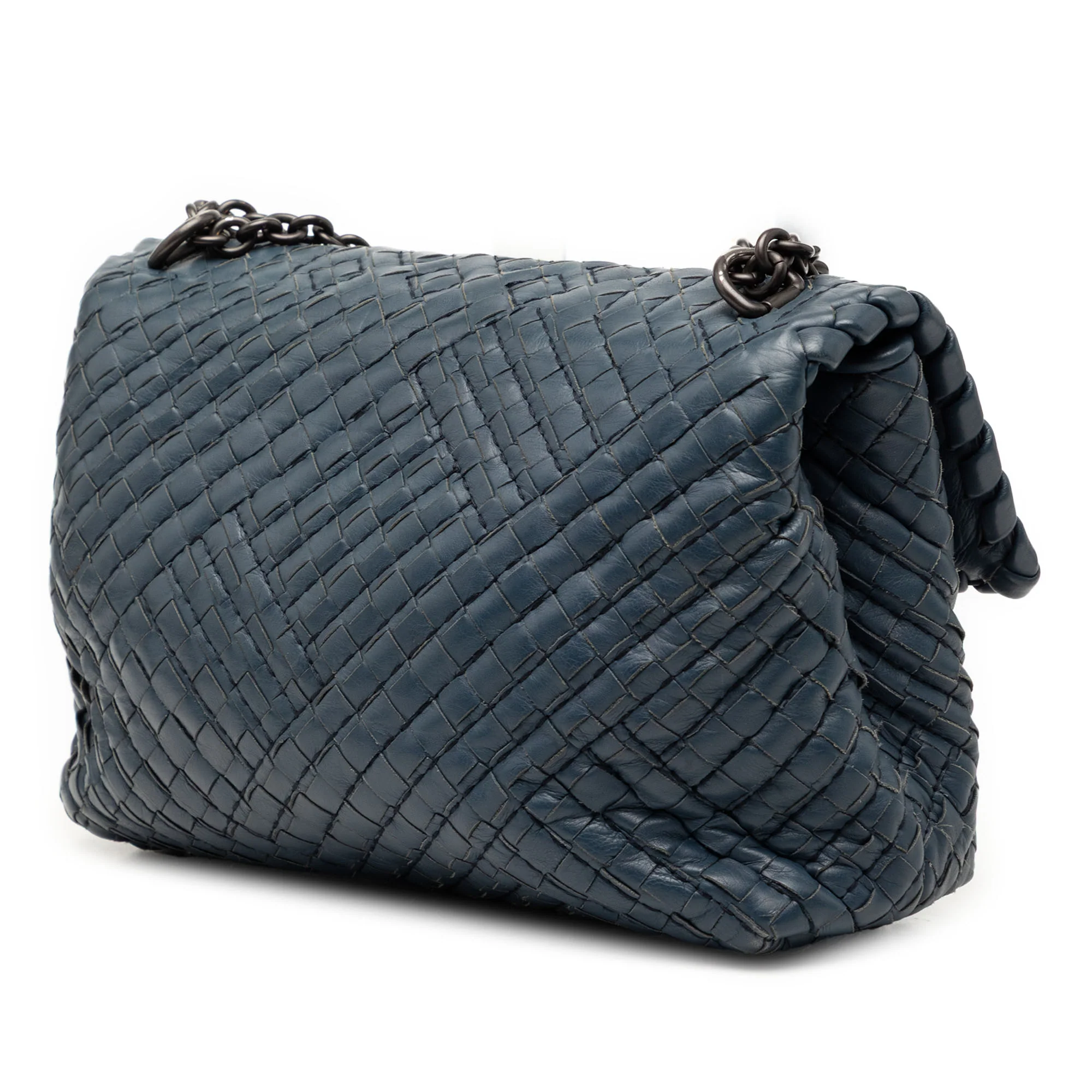 Olimpia Crossbody Bag Stitched Intrecciato Nappa Small - Image 2