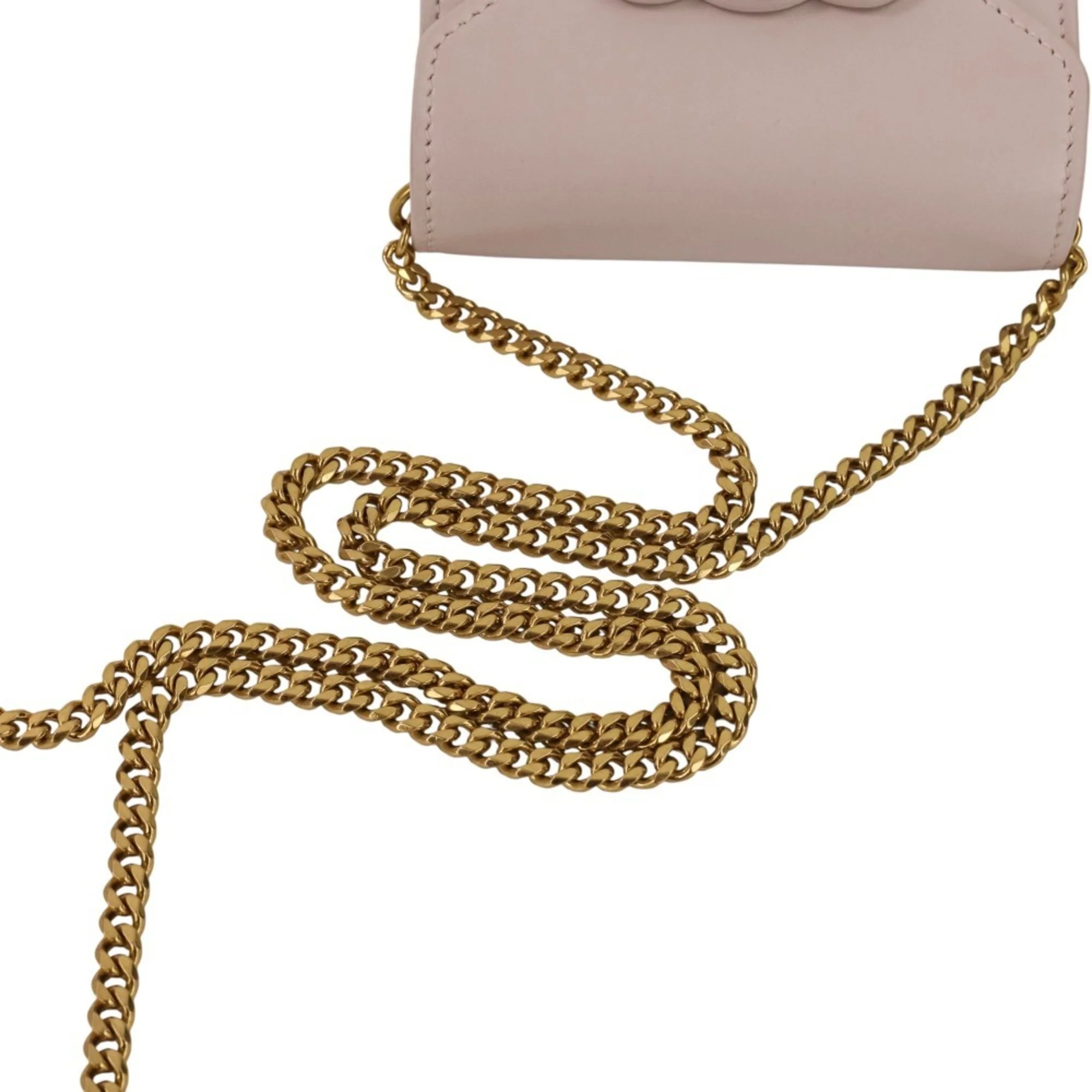 Triomphe Envelope Wallet on Chain Leather - Image 5