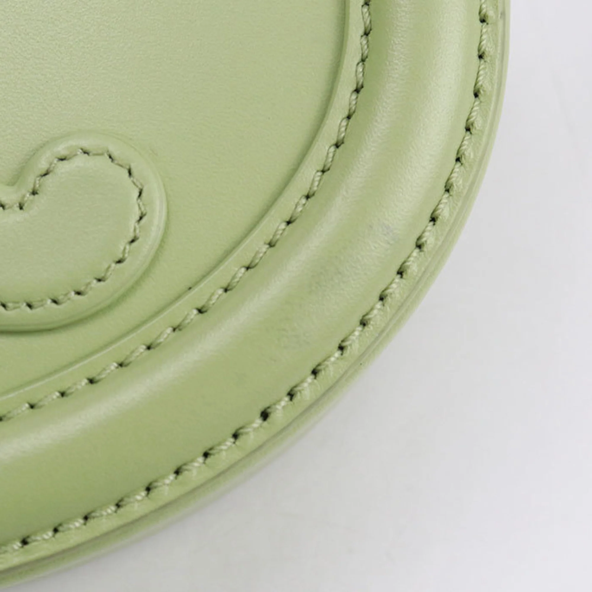 Triomphe Oval Crossbody Bag Leather - Image 6