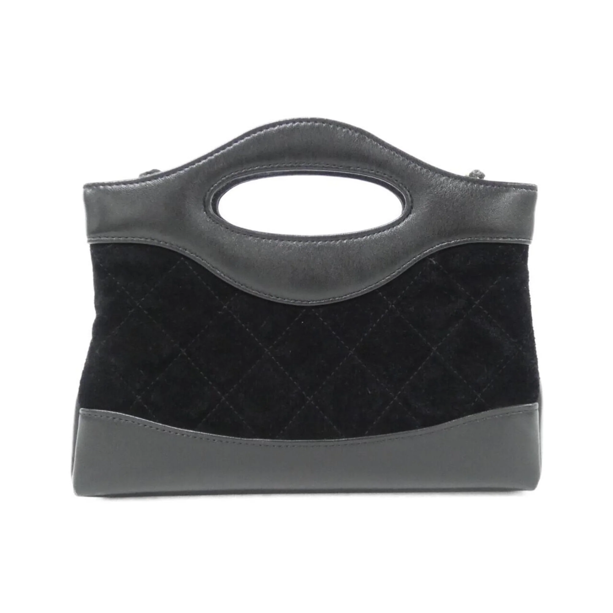31 Shopping Bag Clutch with Chain Quilted Lambskin Small - Image 2
