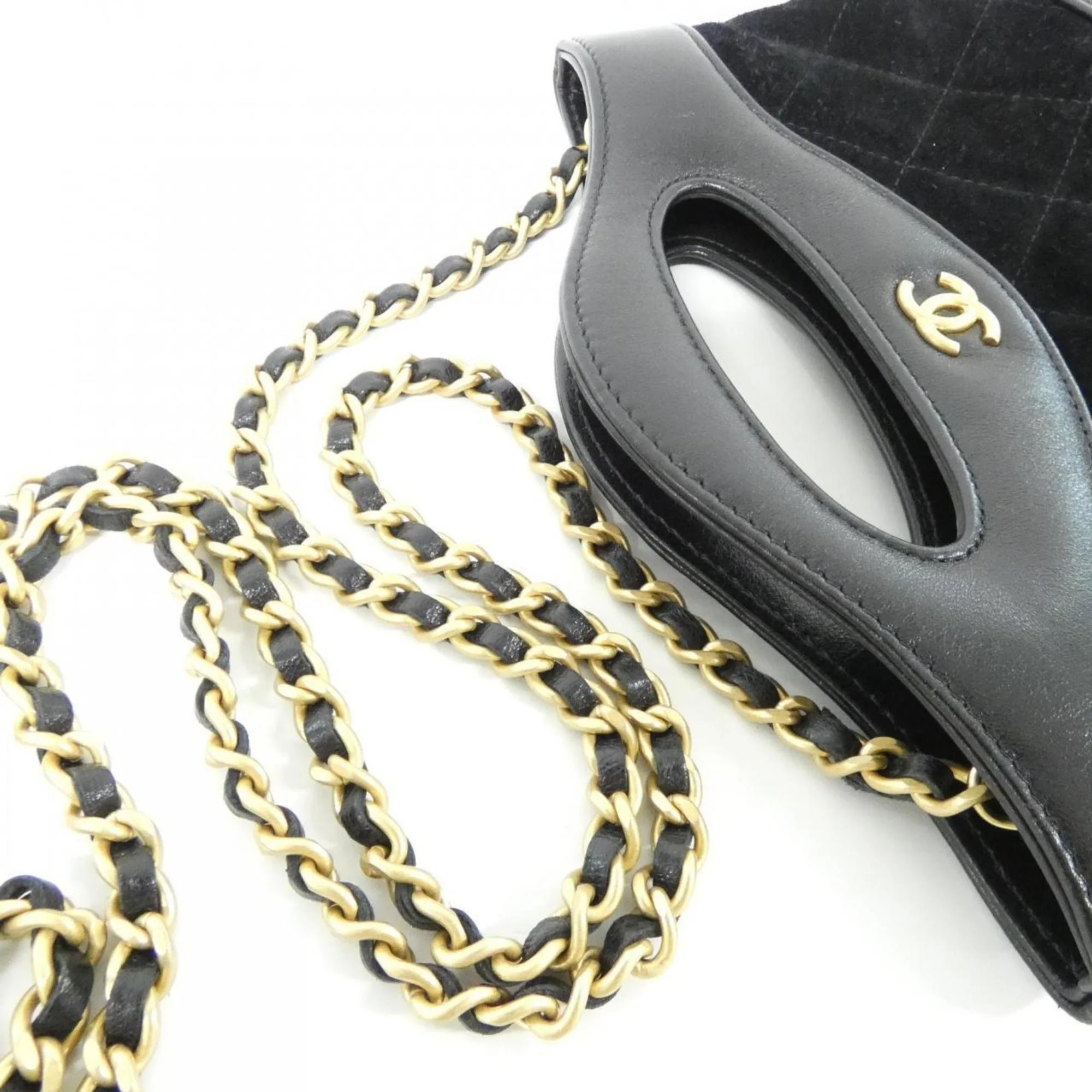 31 Shopping Bag Clutch with Chain Quilted Lambskin Small - Image 6