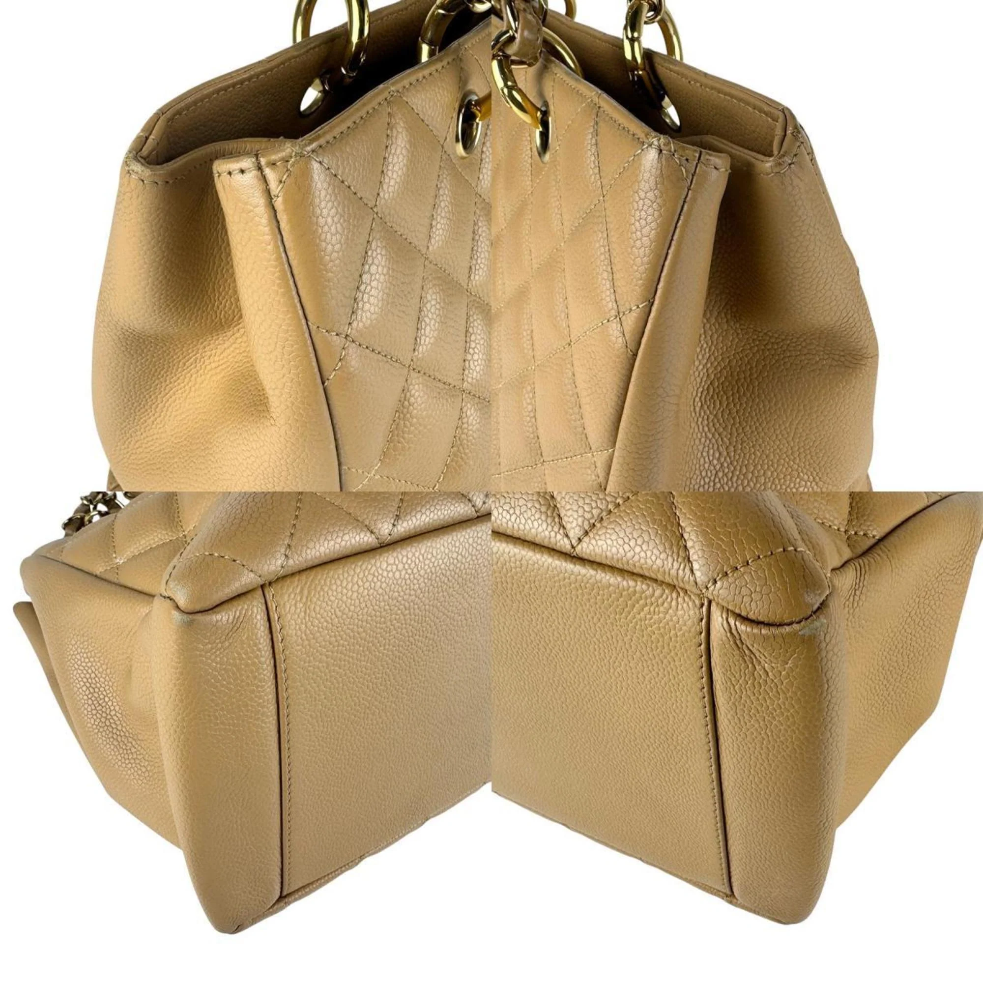 Grand Shopping Tote Quilted Caviar - Image 3