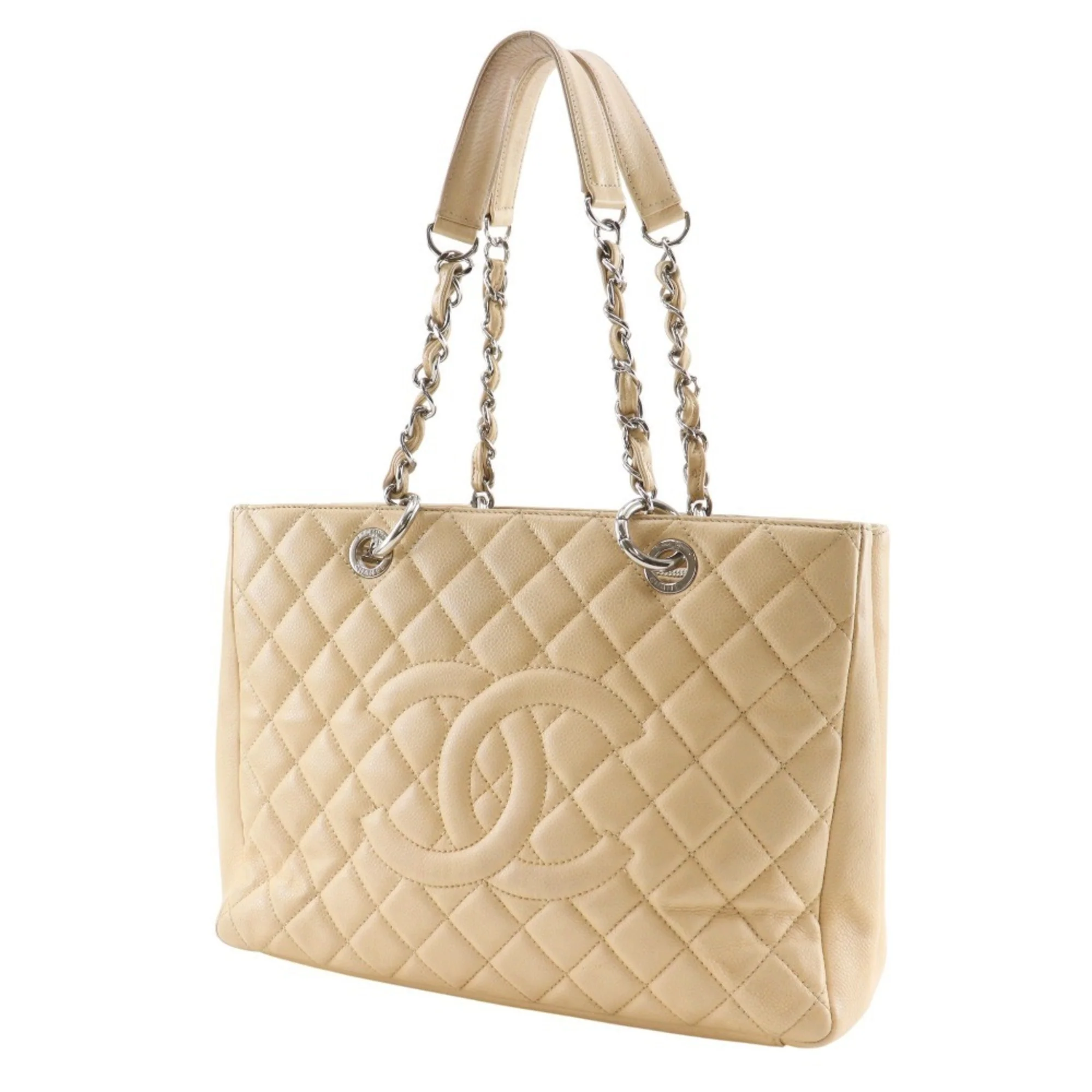 Grand Shopping Tote Quilted Caviar - Image 2