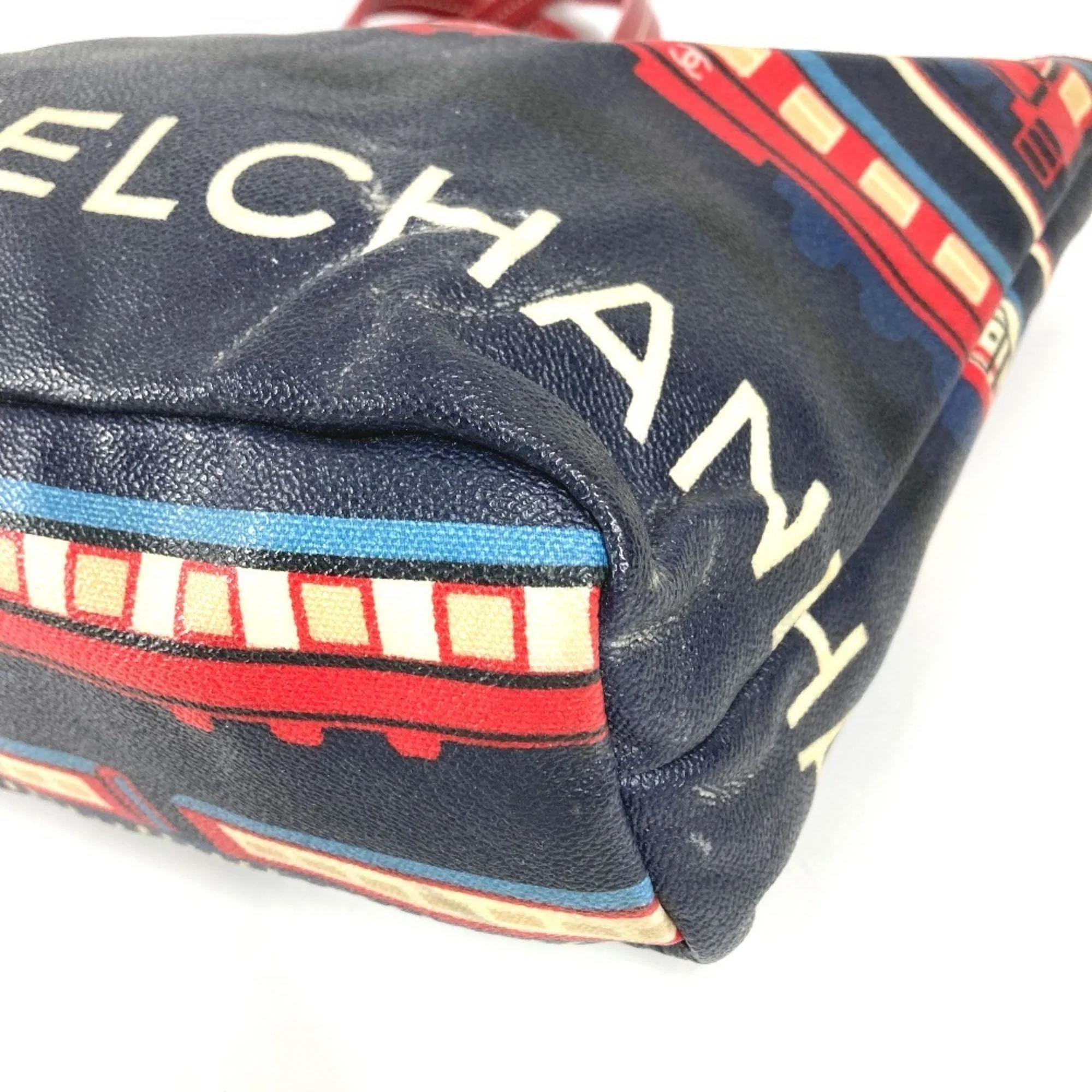 Le Train Tote Printed Coated Canvas Medium - Image 6