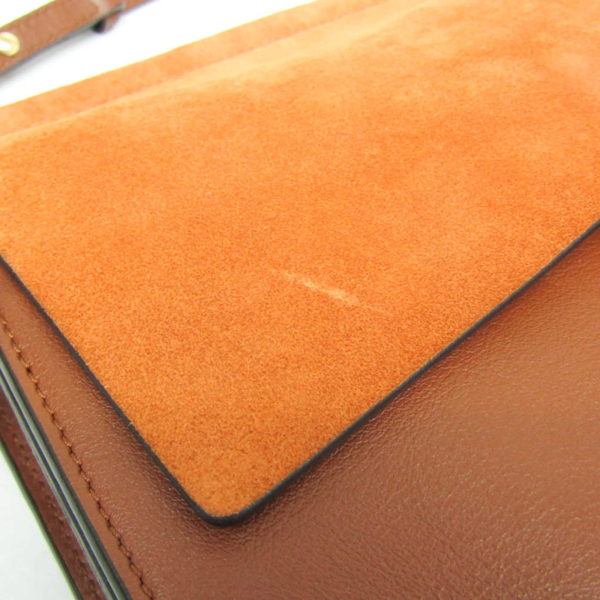 Faye Shoulder Bag Leather and Suede Medium - Image 7