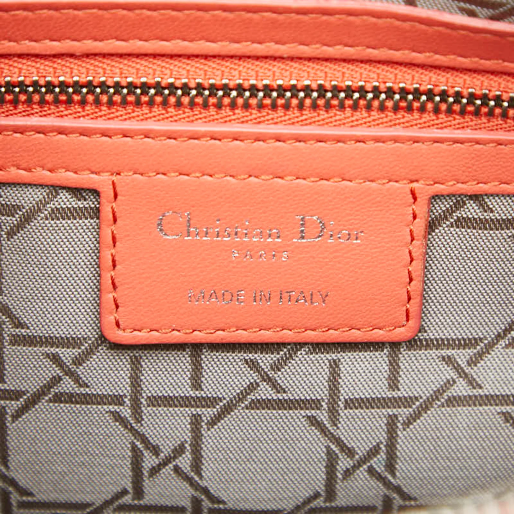 Lady Dior Bag Cannage Quilt Lambskin Large - Image 9