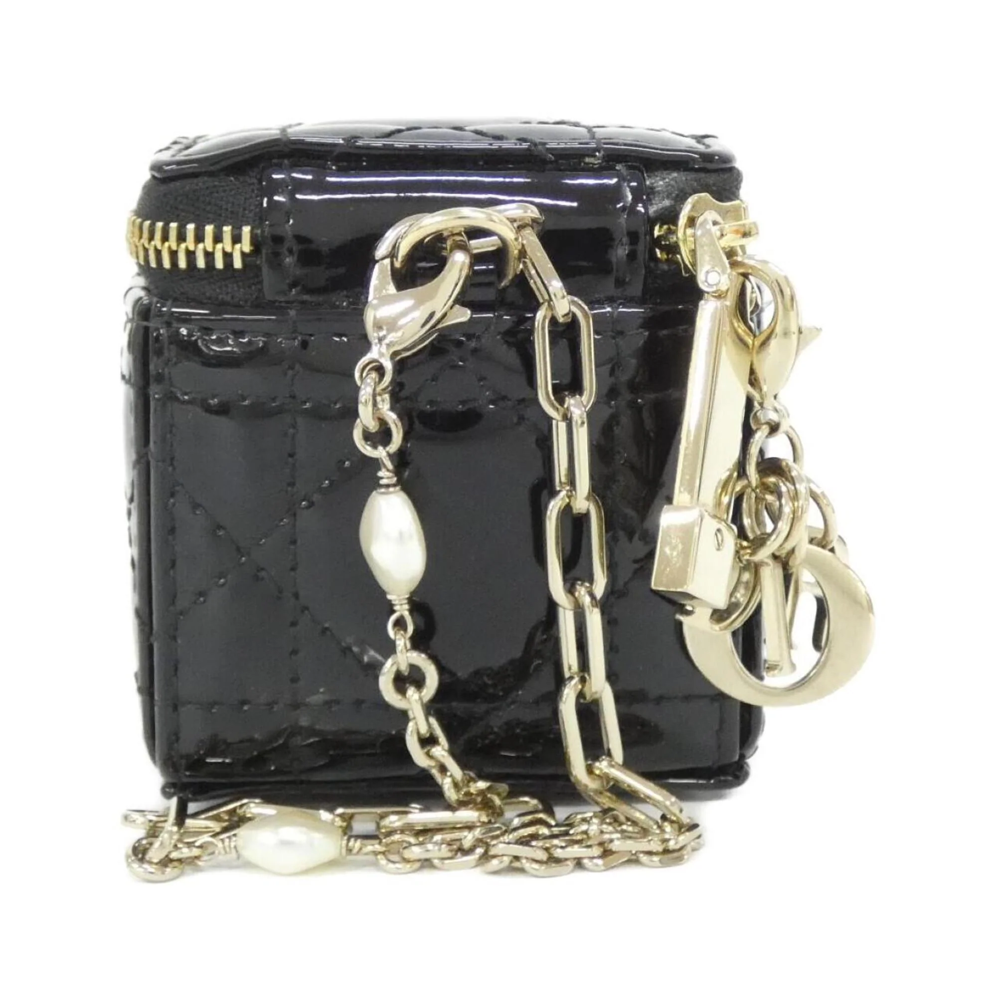Lady Dior Bag Cannage Quilt Patent Mini - Image 2