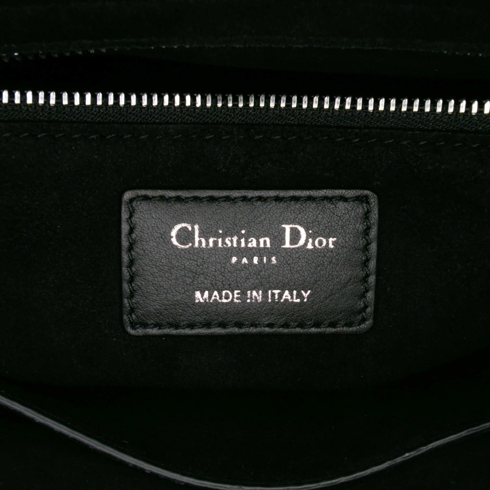 Lady Dior Bag Check Print Leather Medium - Image 5