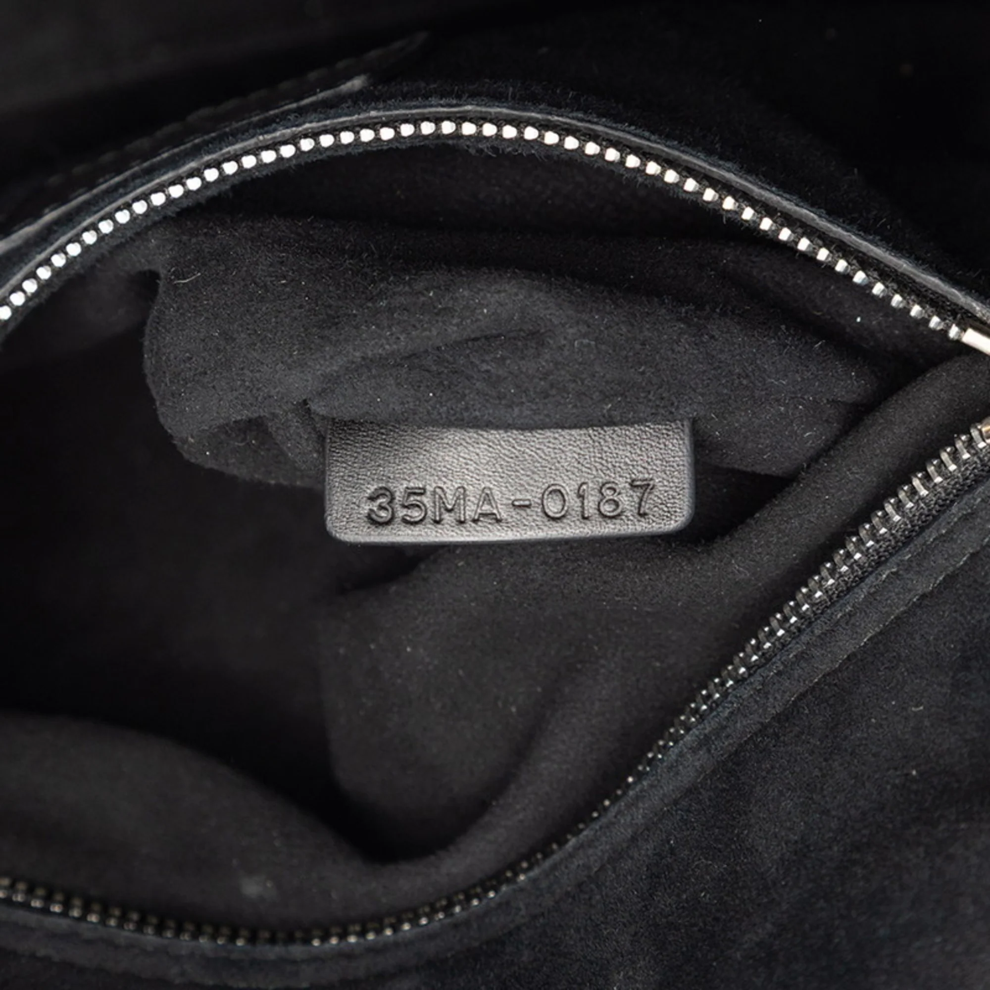Supple Lady Dior Bag Studded Cannage Embossed Calfskin Medium - Image 6