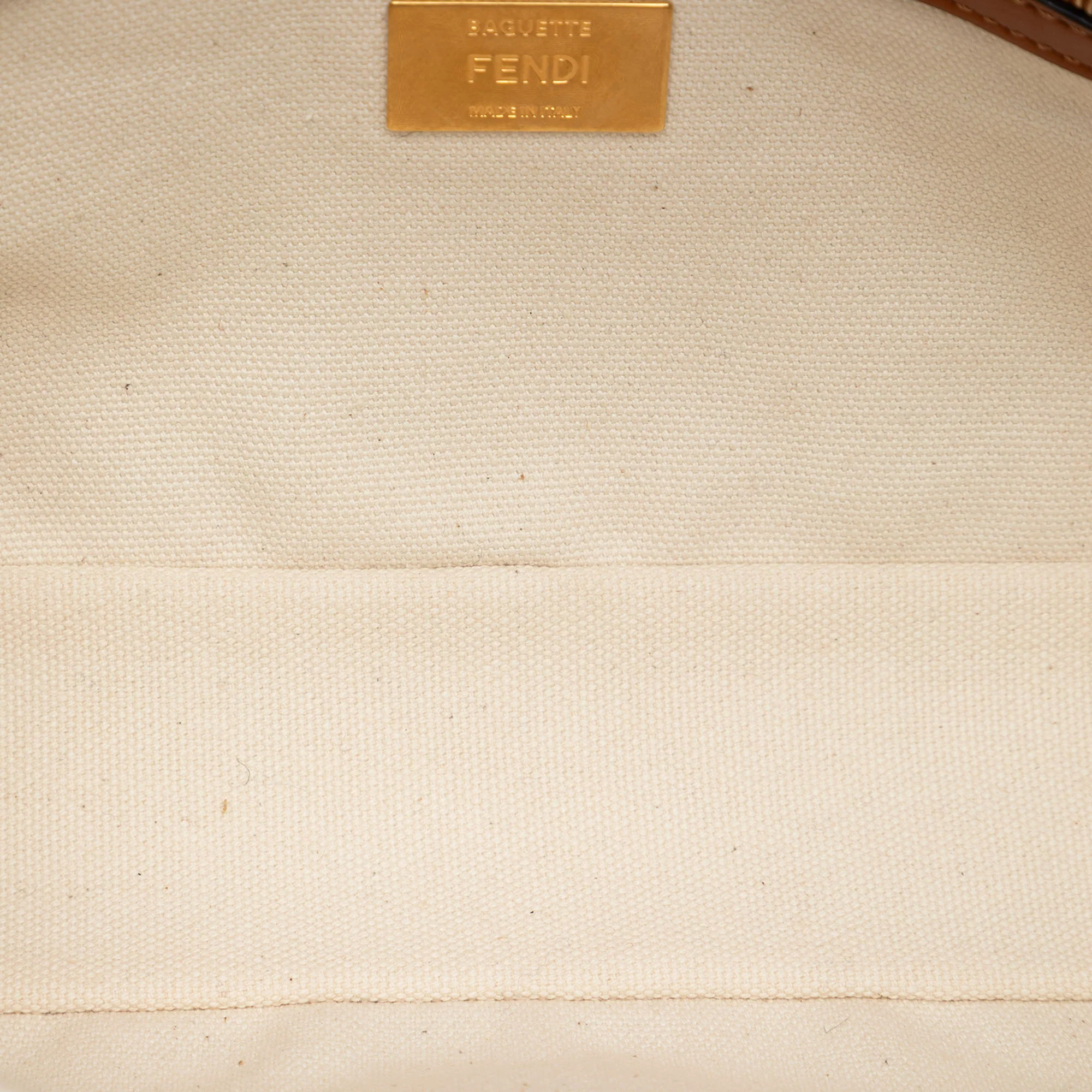 Baguette NM Bag Zucca Embroidered Canvas Medium - Image 4