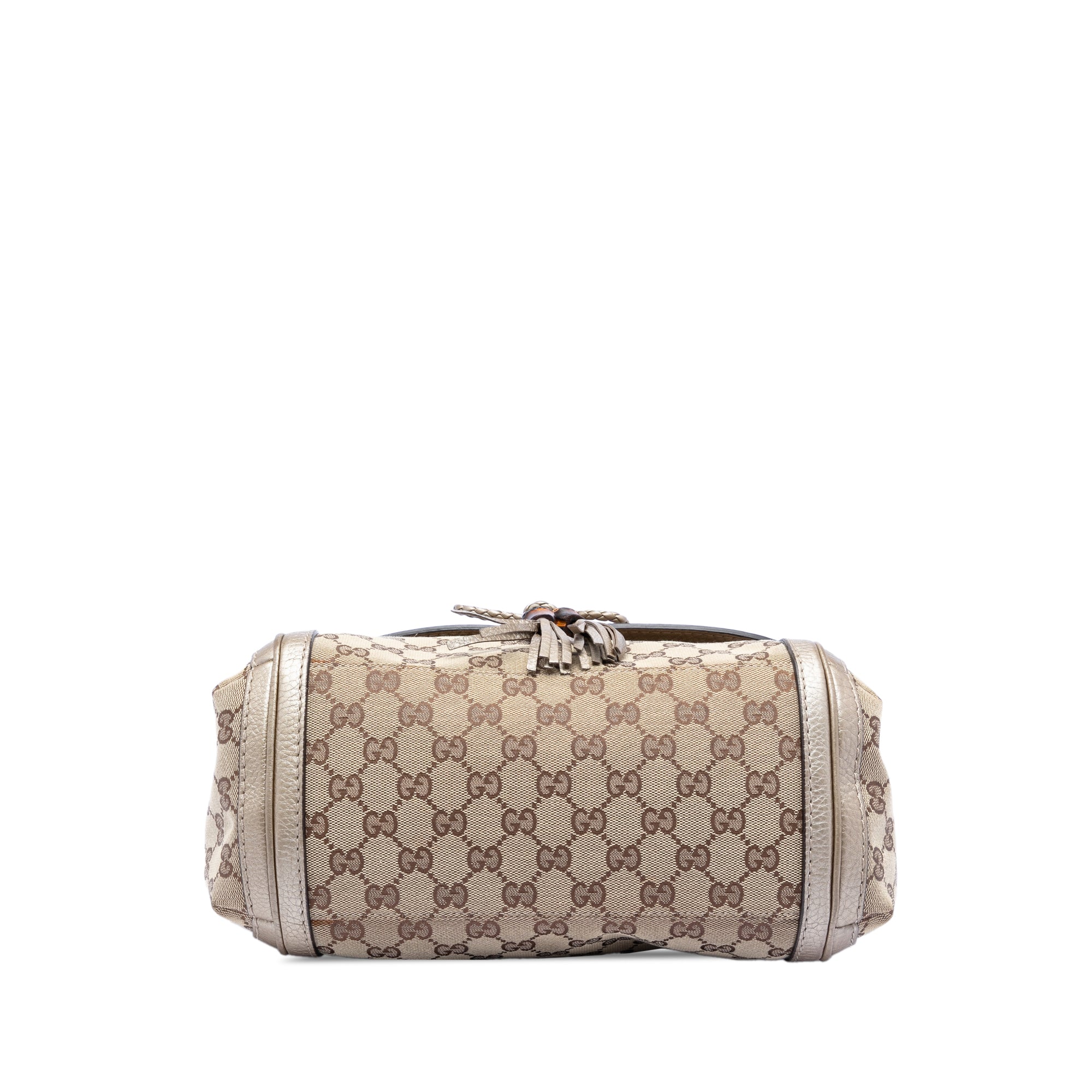 Bella Flap Shoulder Bag GG Canvas with Leather Medium - Image 3