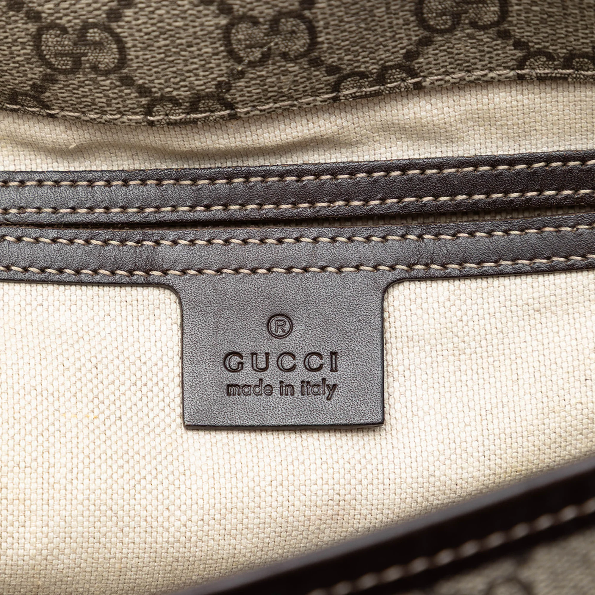 Double Buckle Messenger Bag GG Coated Canvas Large - Image 5