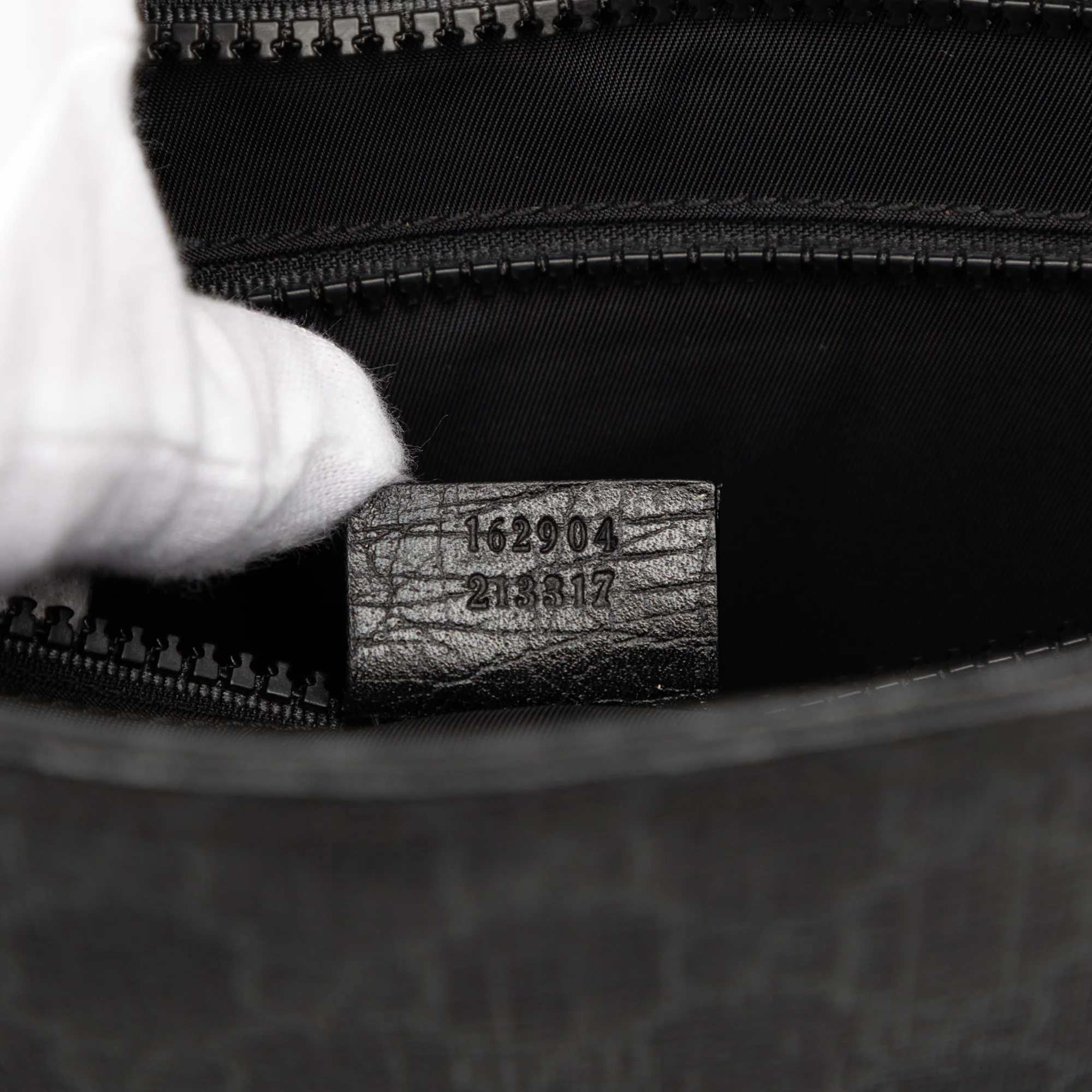 Flat Messenger Bag GG Coated Canvas Large - Image 6