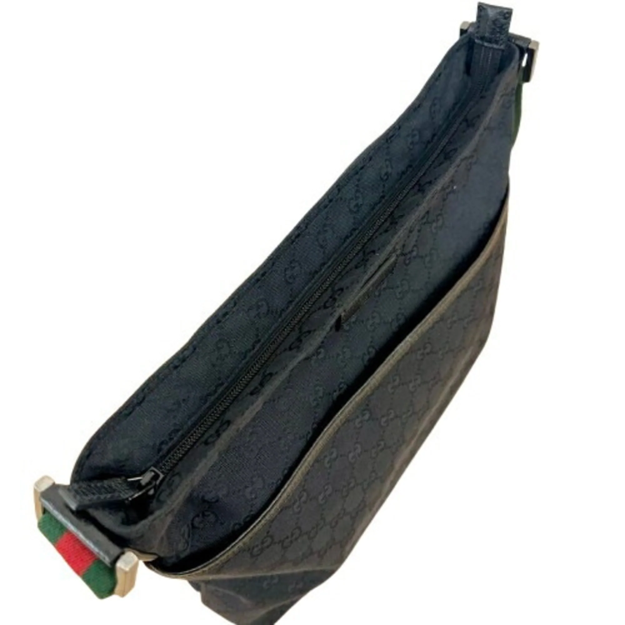 Front Pocket Web Messenger GG Canvas Medium - Image 6