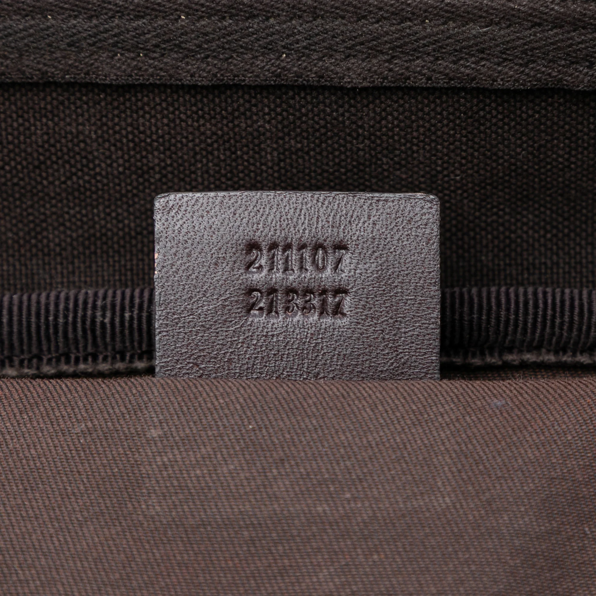 Front Zip Camera Bag GG Coated Canvas Large - Image 6