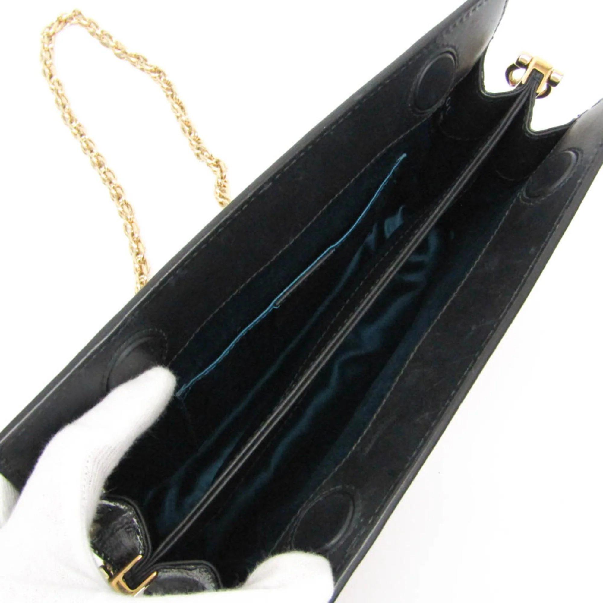 Ophidia Chain Shoulder Bag Suede Small - Image 3