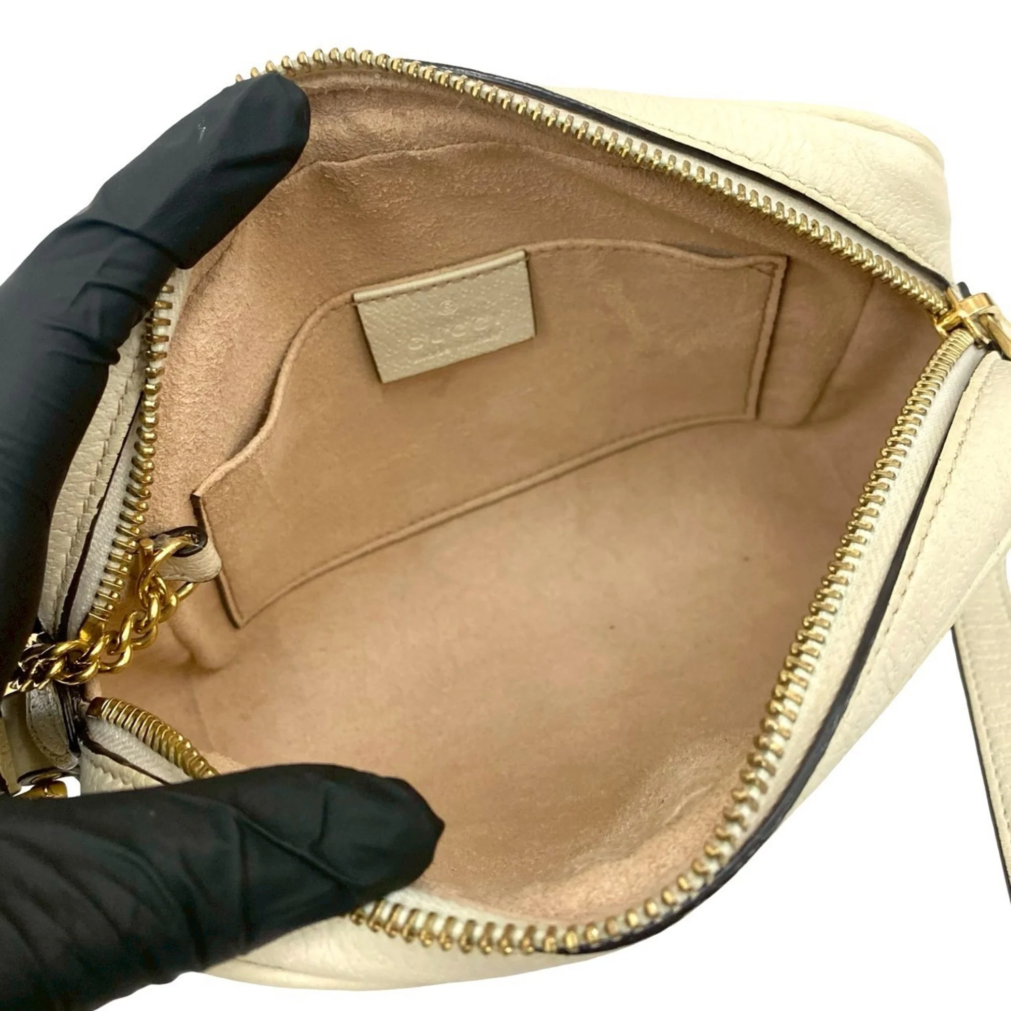Ophidia Shoulder Bag Leather Mini - Image 9