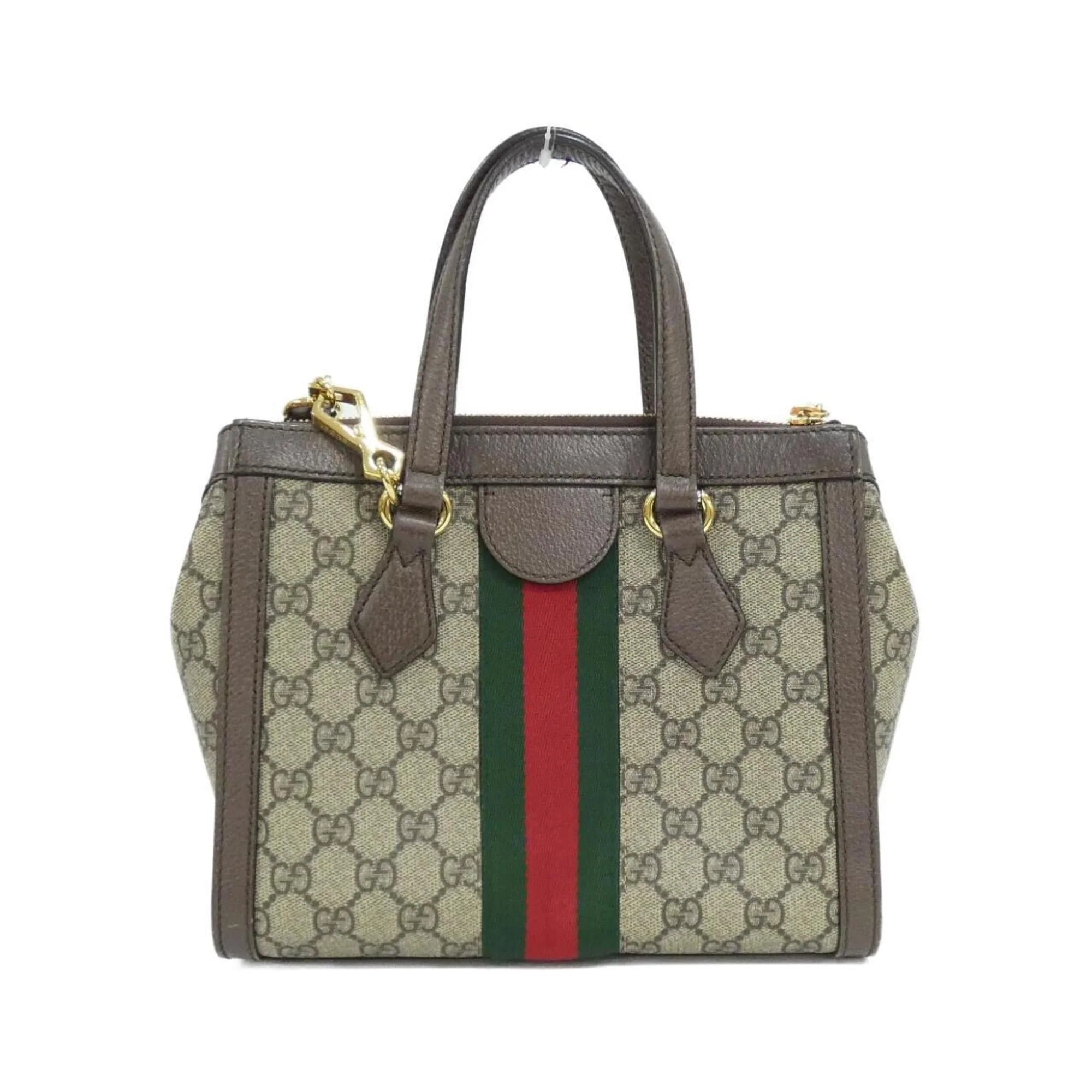 Ophidia Top Handle Tote GG Coated Canvas Small - Image 2