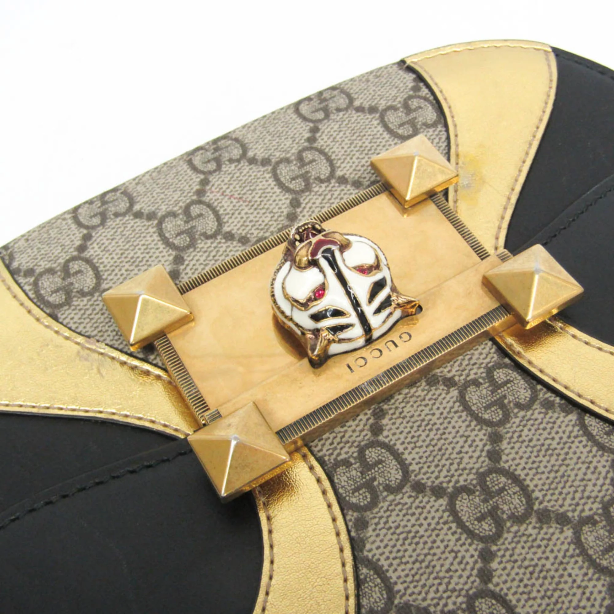 Osiride Shoulder Bag GG Coated Canvas and Leather Small - Image 7