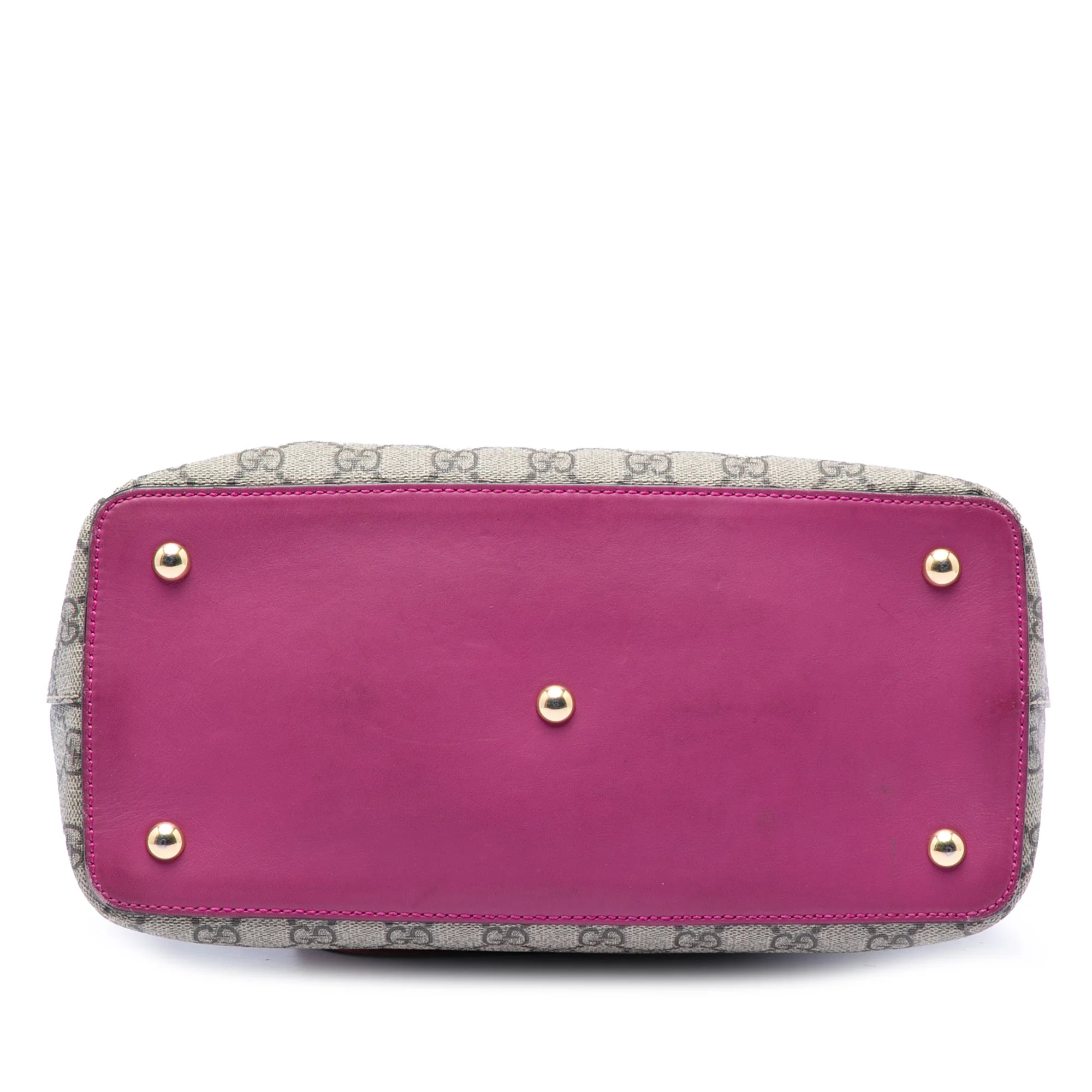 Signature Fold Over Tote GG Coated Canvas Medium - Image 3