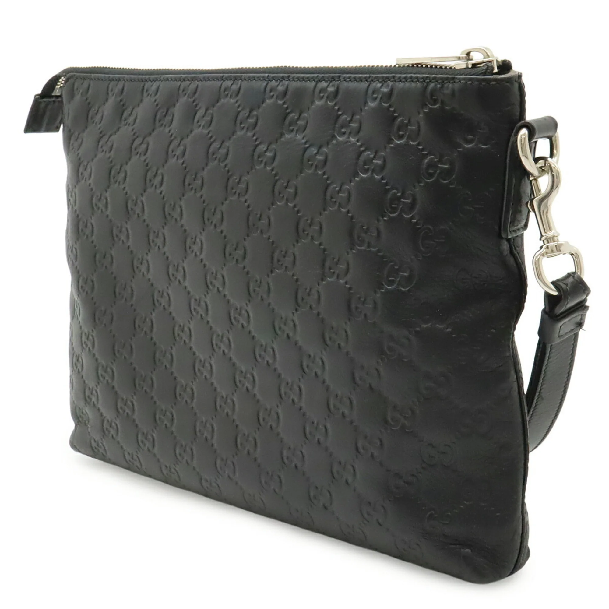 Zip Messenger Bag Guccissima Leather Medium - Image 3