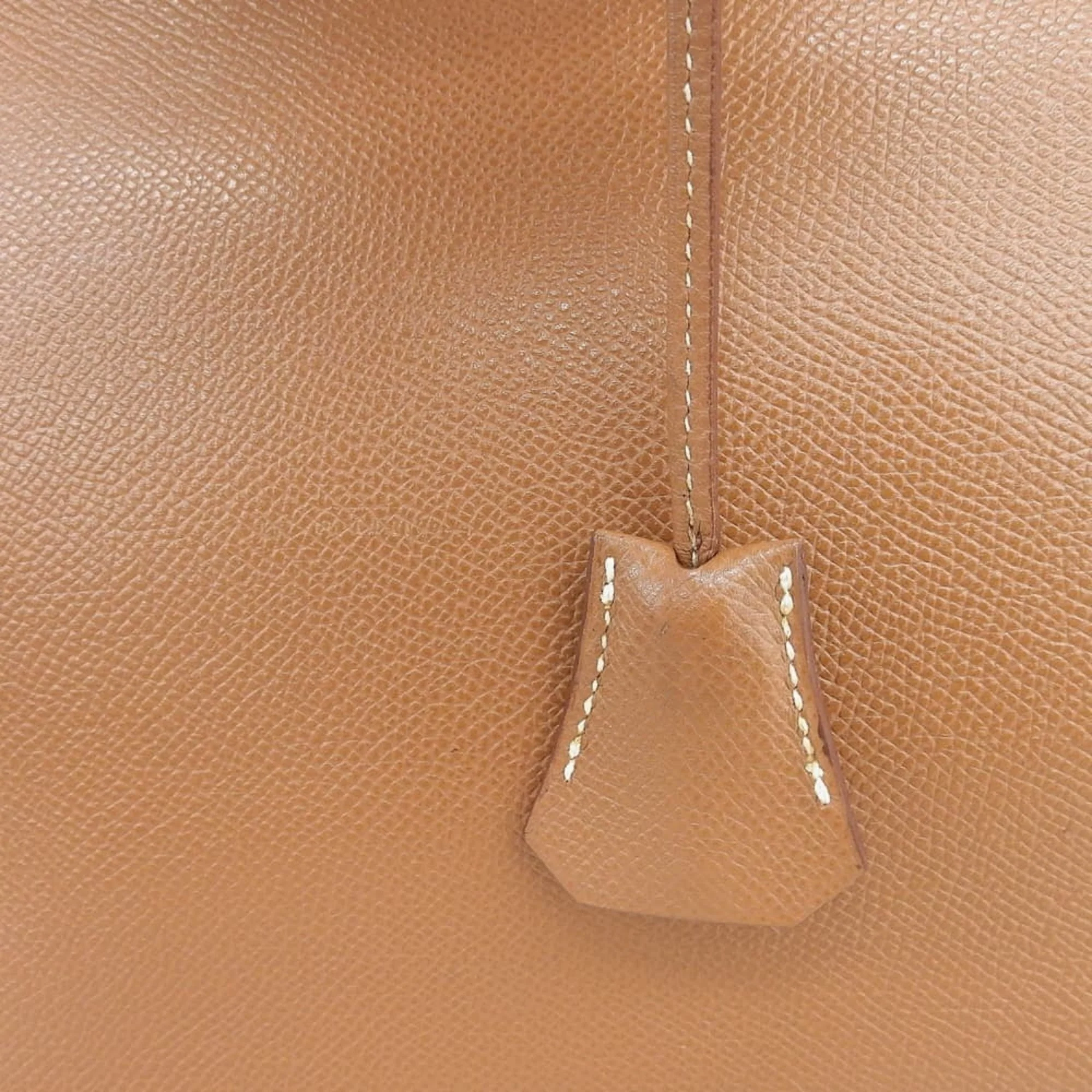 Birkin Handbag Brown Courchevel with Gold Hardware 35 - Image 5