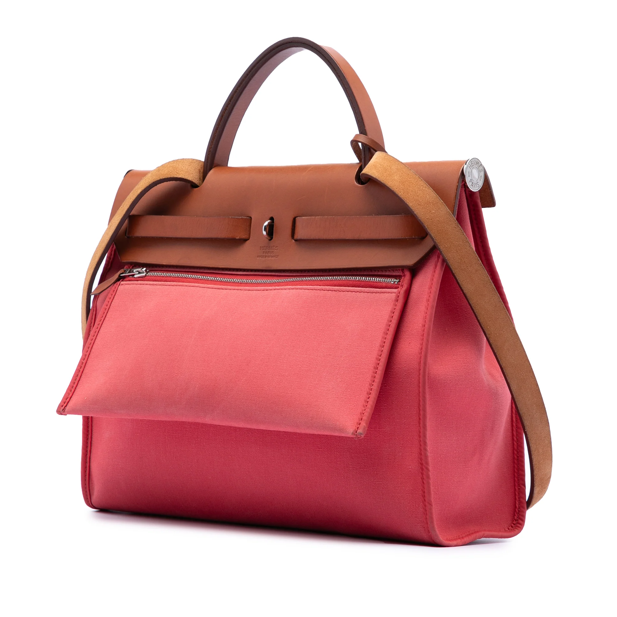 Herbag Zip Leather and Toile 31 - Image 2