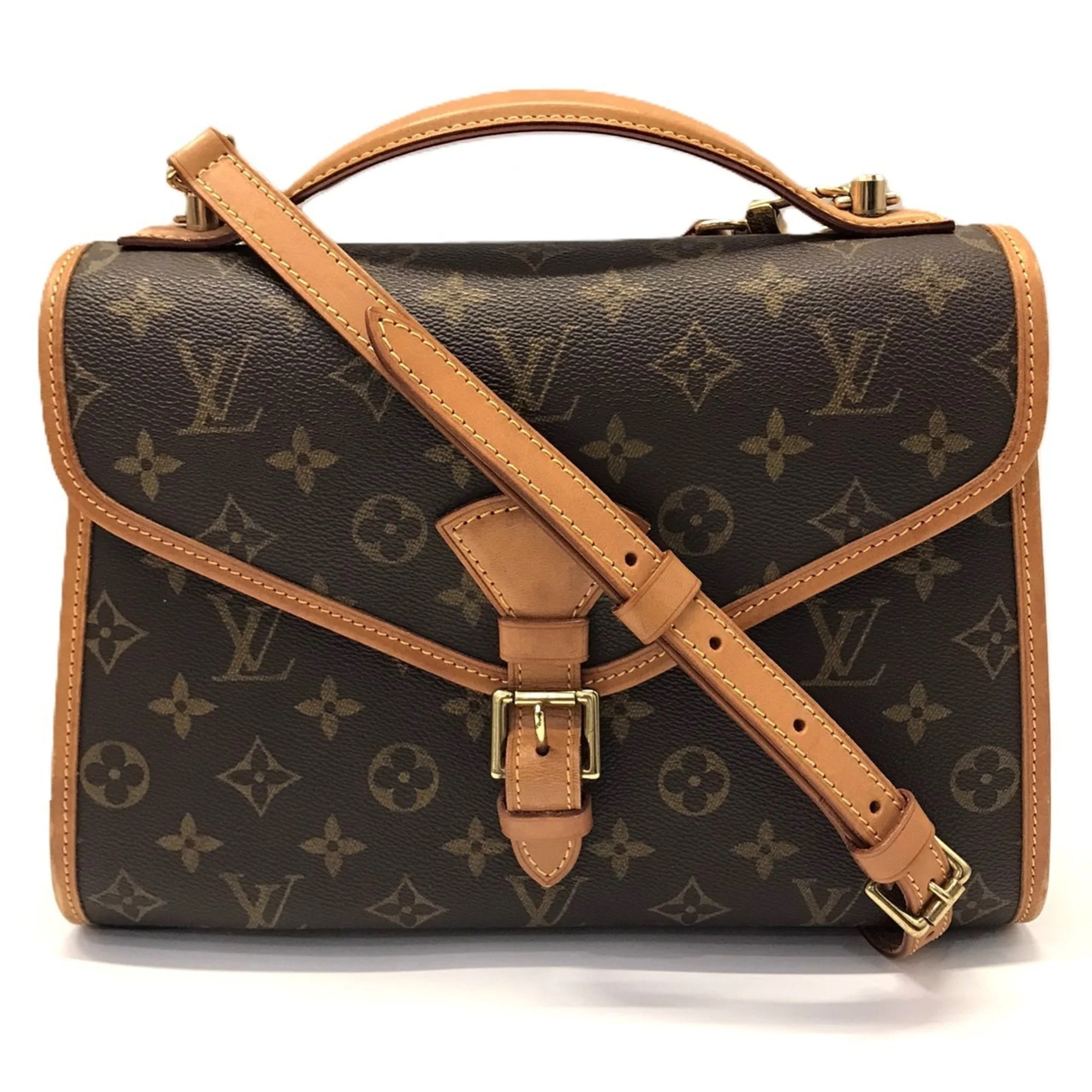 Beverly Briefcase Monogram Canvas PM