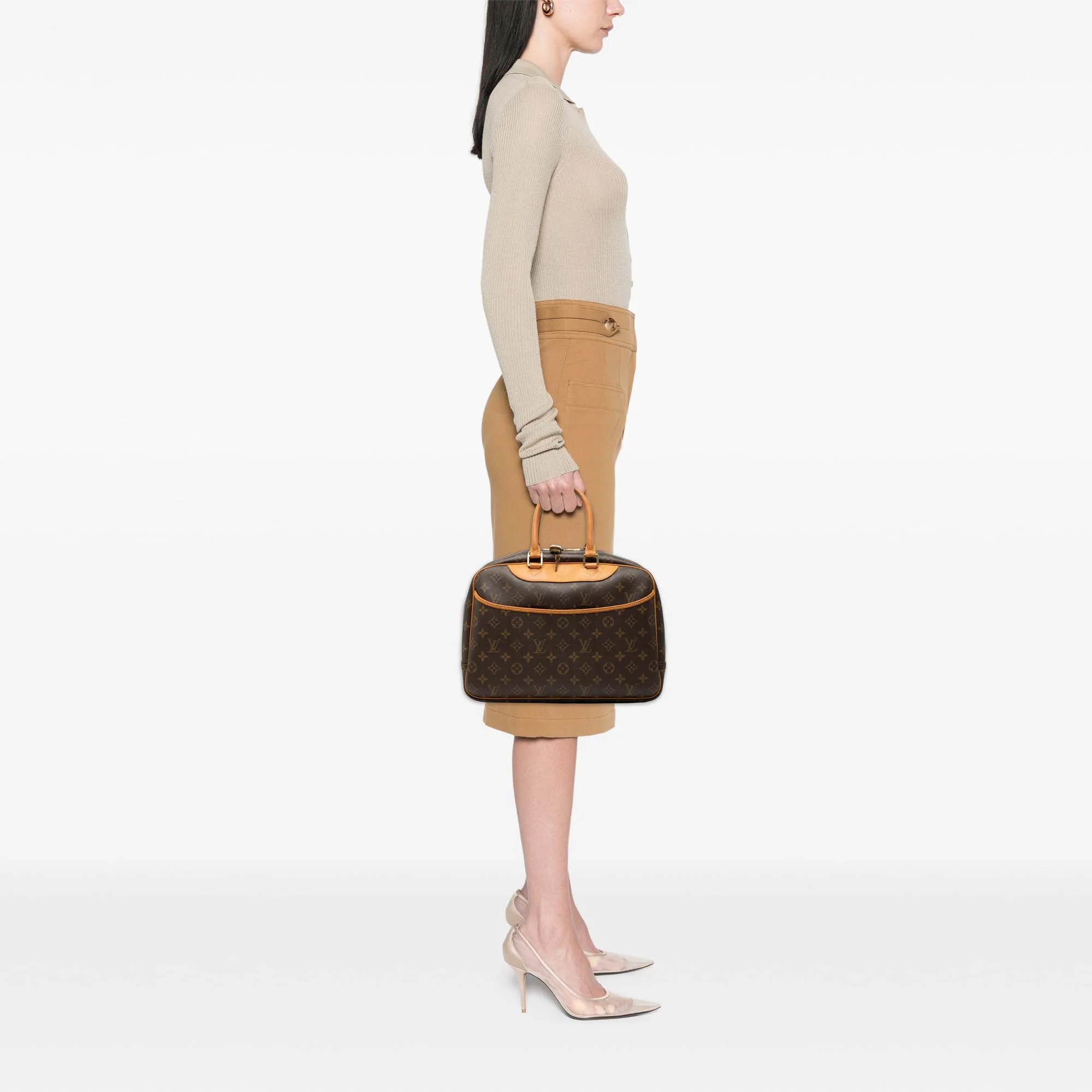Deauville Handbag Monogram Canvas - Image 8