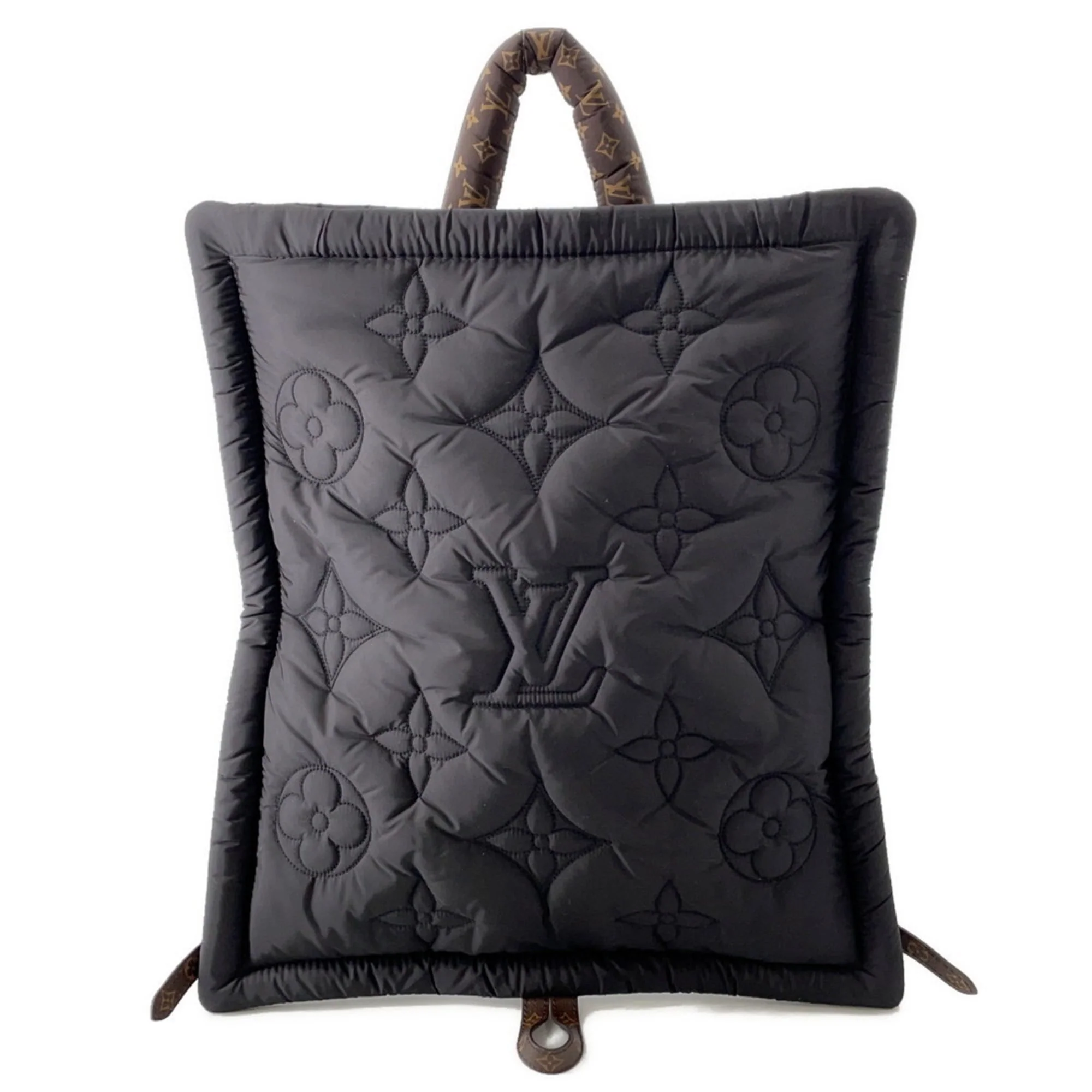 Pillow Backpack Monogram Quilted Econyl Nylon