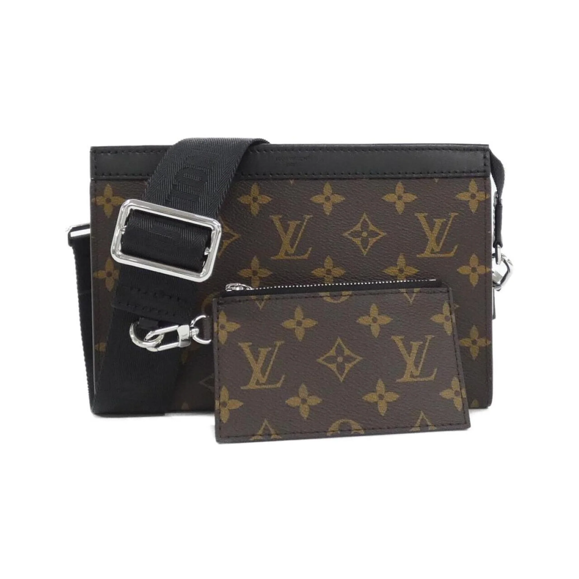 Trio Messenger Bag Macassar Monogram Canvas