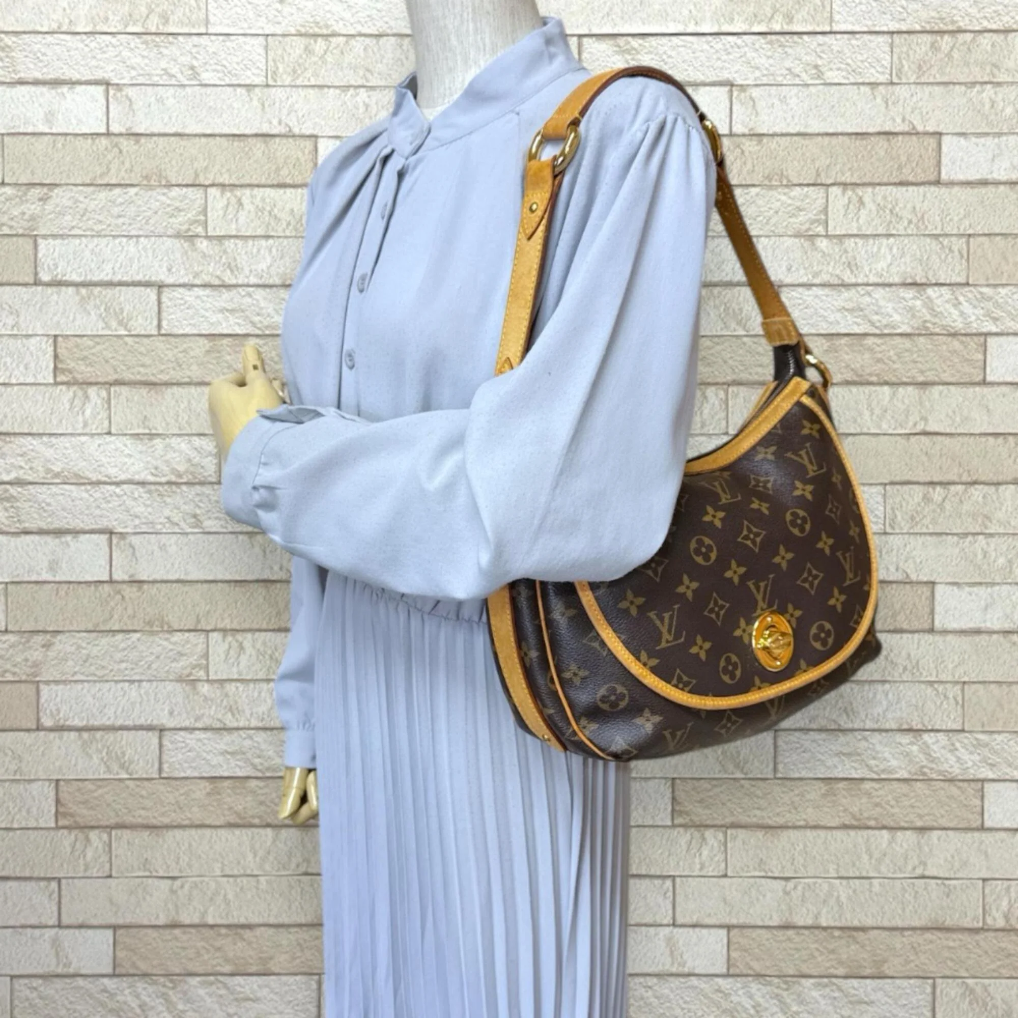 Tulum Handbag Monogram Canvas PM - Image 2