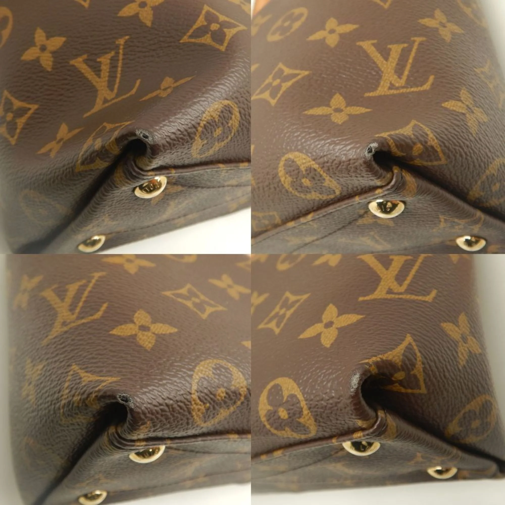 V Tote Monogram Canvas and Leather BB - Image 7