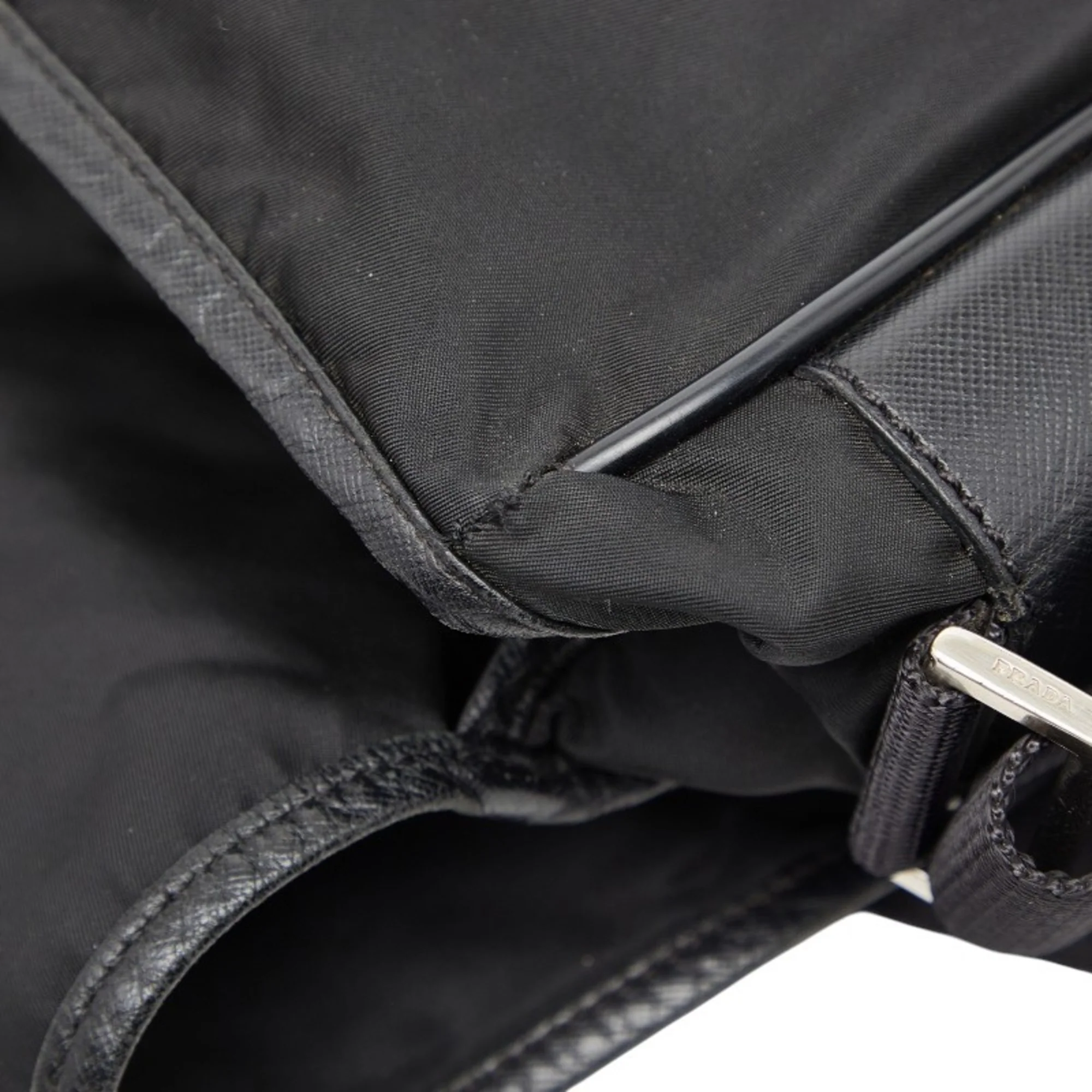 Buckle Messenger Bag Tessuto Small - Image 9