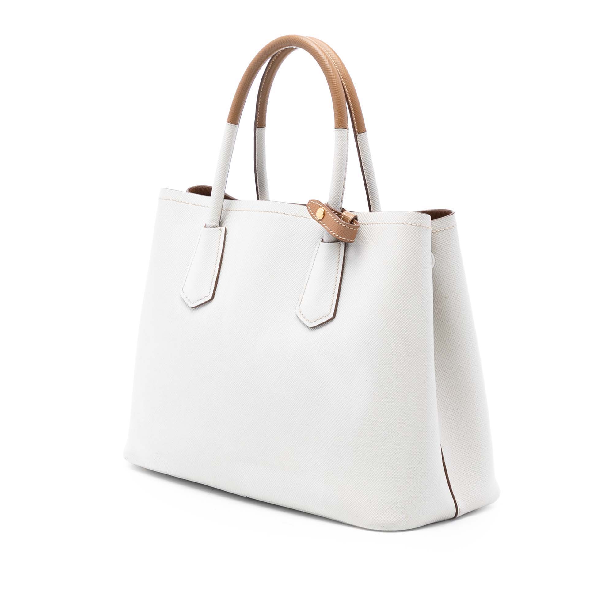 Cuir Double Tote Saffiano Leather Medium - Image 2