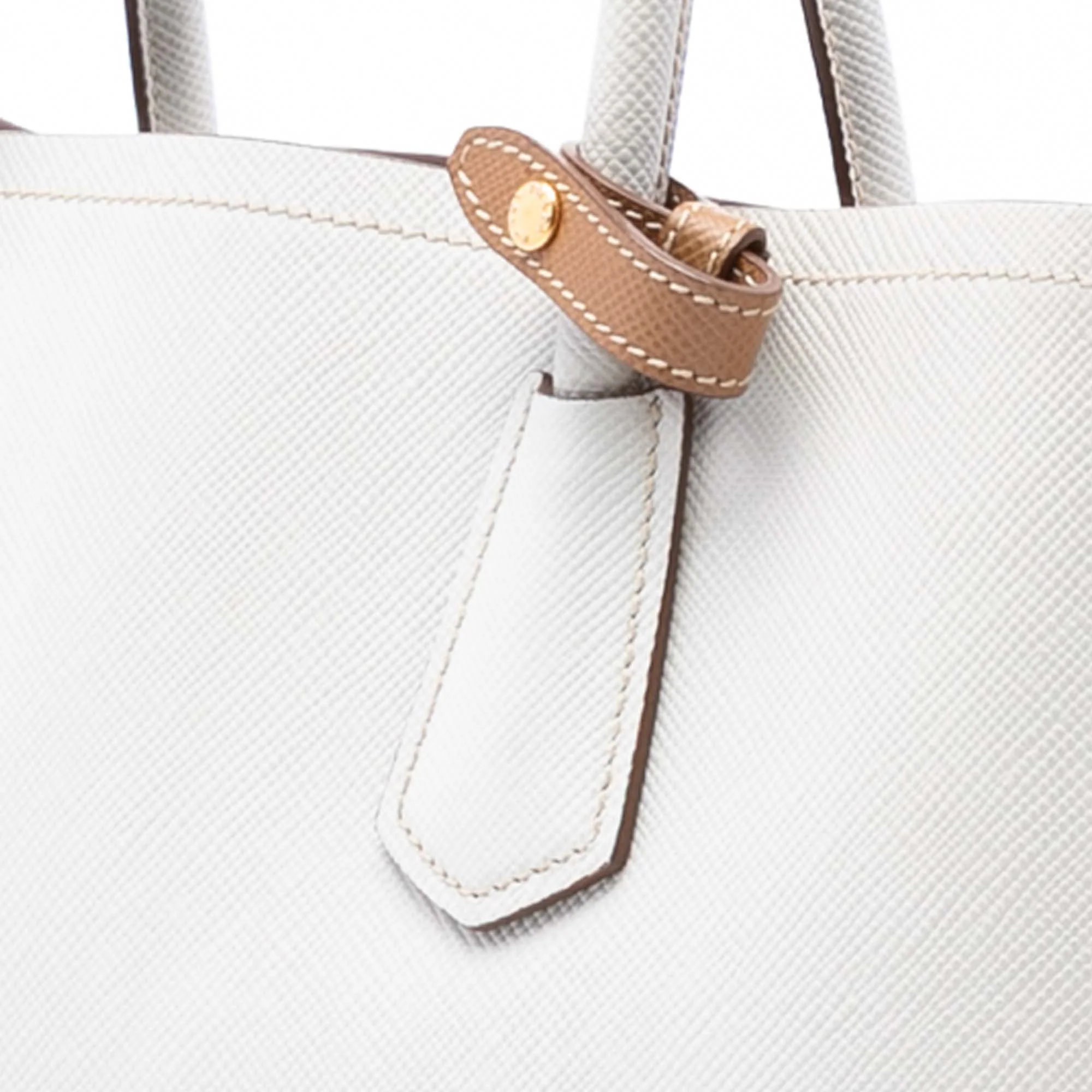 Cuir Double Tote Saffiano Leather Medium - Image 6