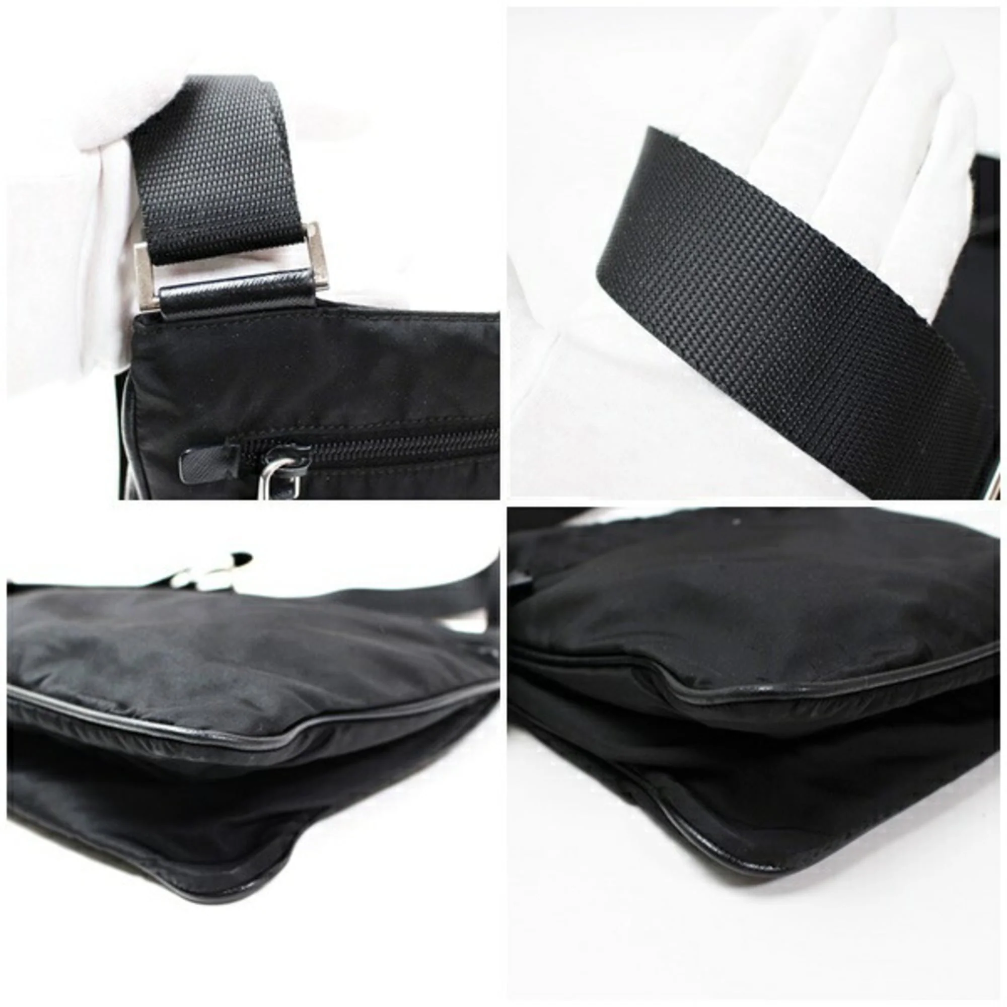 Front Pocket Messenger Bag Tessuto - Image 6