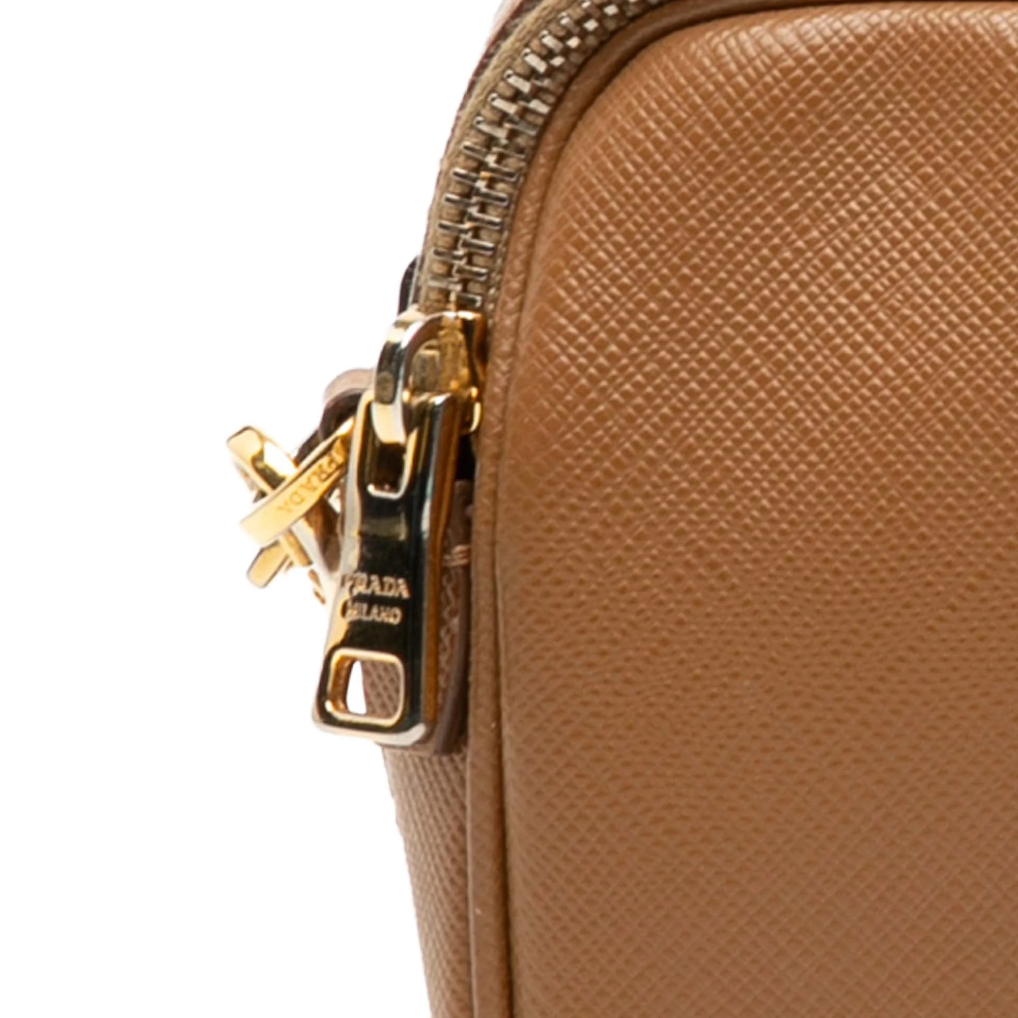 Zip Crossbody Bag Saffiano Leather Mini - Image 7