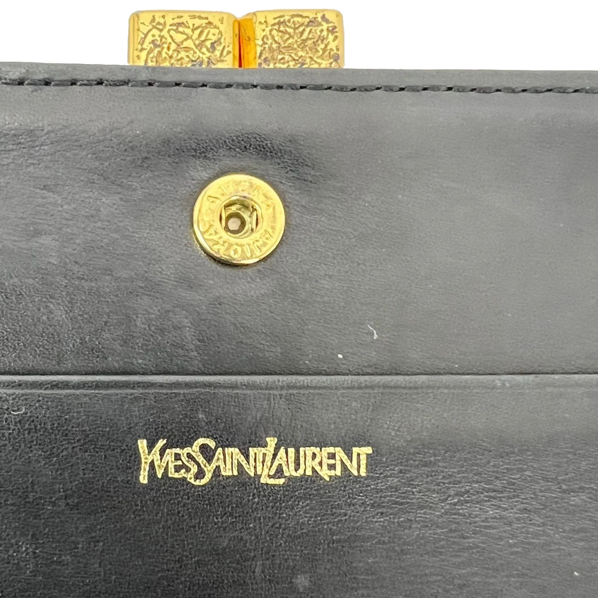 Classic Monogram Wallet on Chain Studded Leather - Image 8