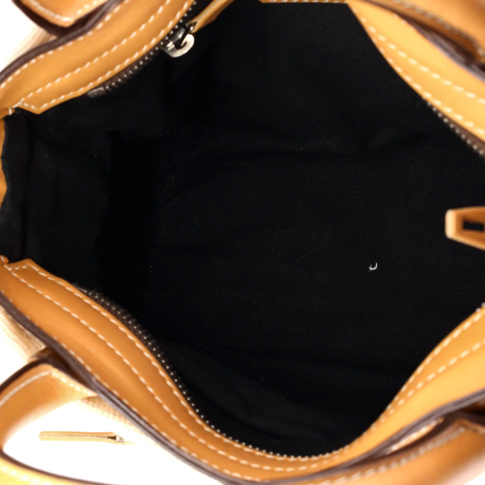 Belharra City Bag Canvas with Leather Mini - Image 5