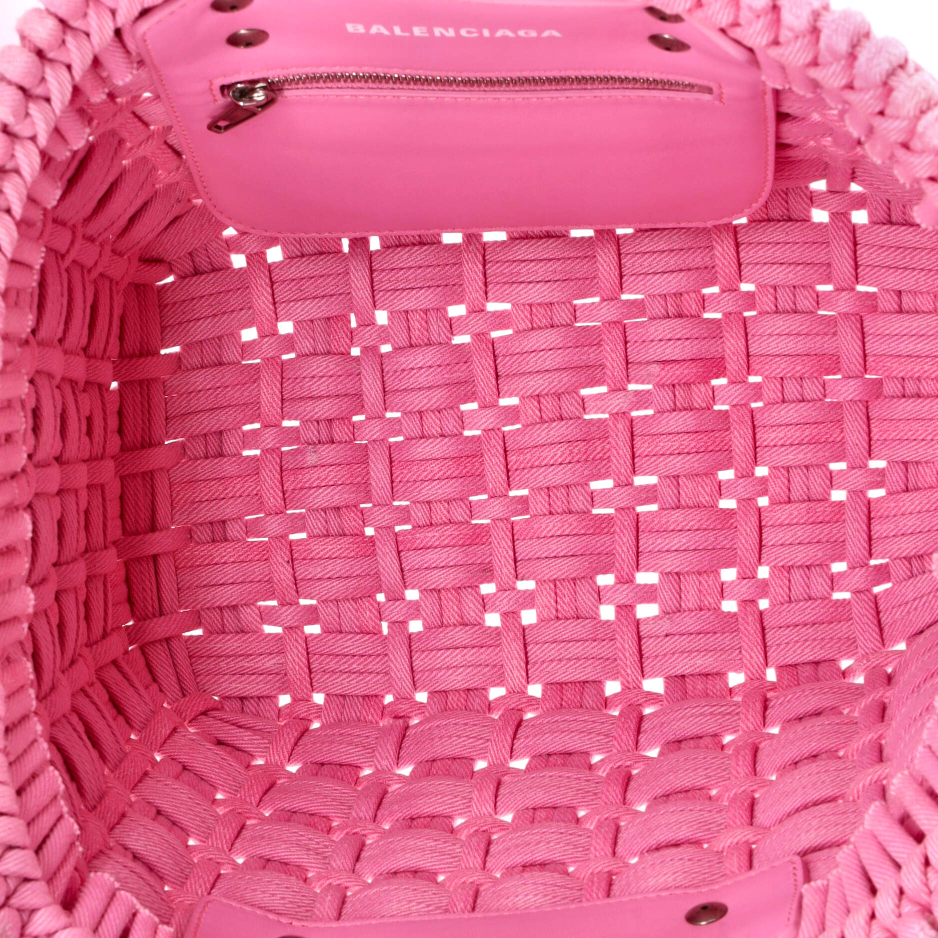 Bistro Panier Bag Woven Denim XS - Image 5