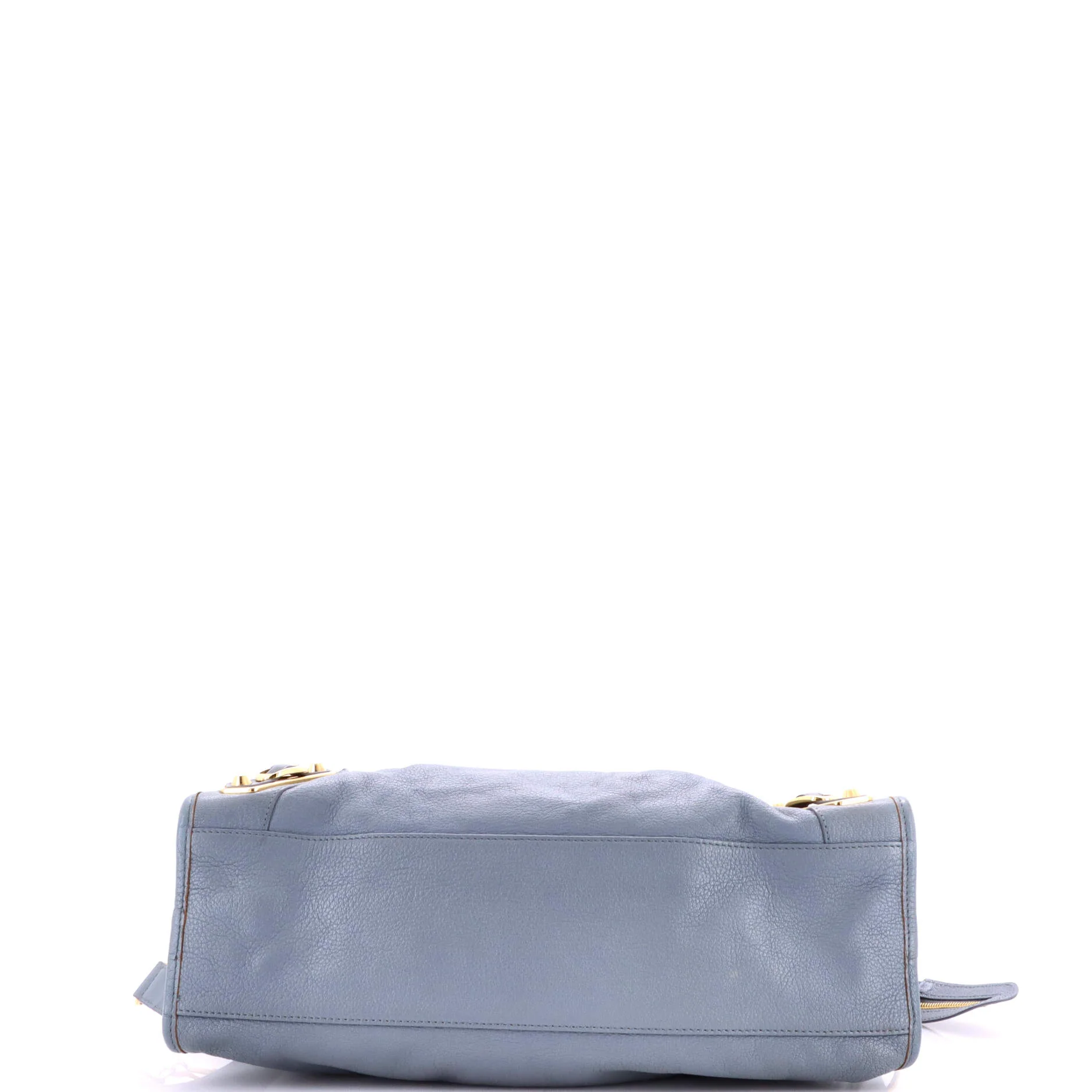City Classic Metallic Edge Bag Leather Medium - Image 5