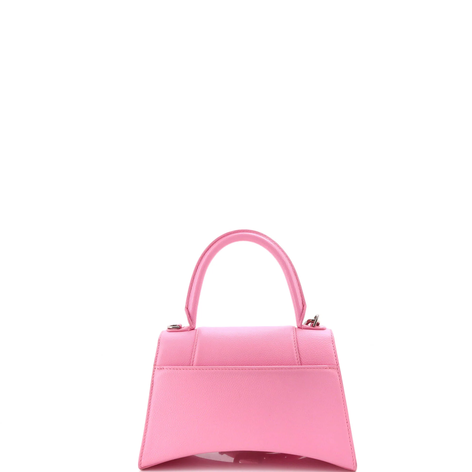 Hourglass Top Handle Bag Leather Small - Image 3