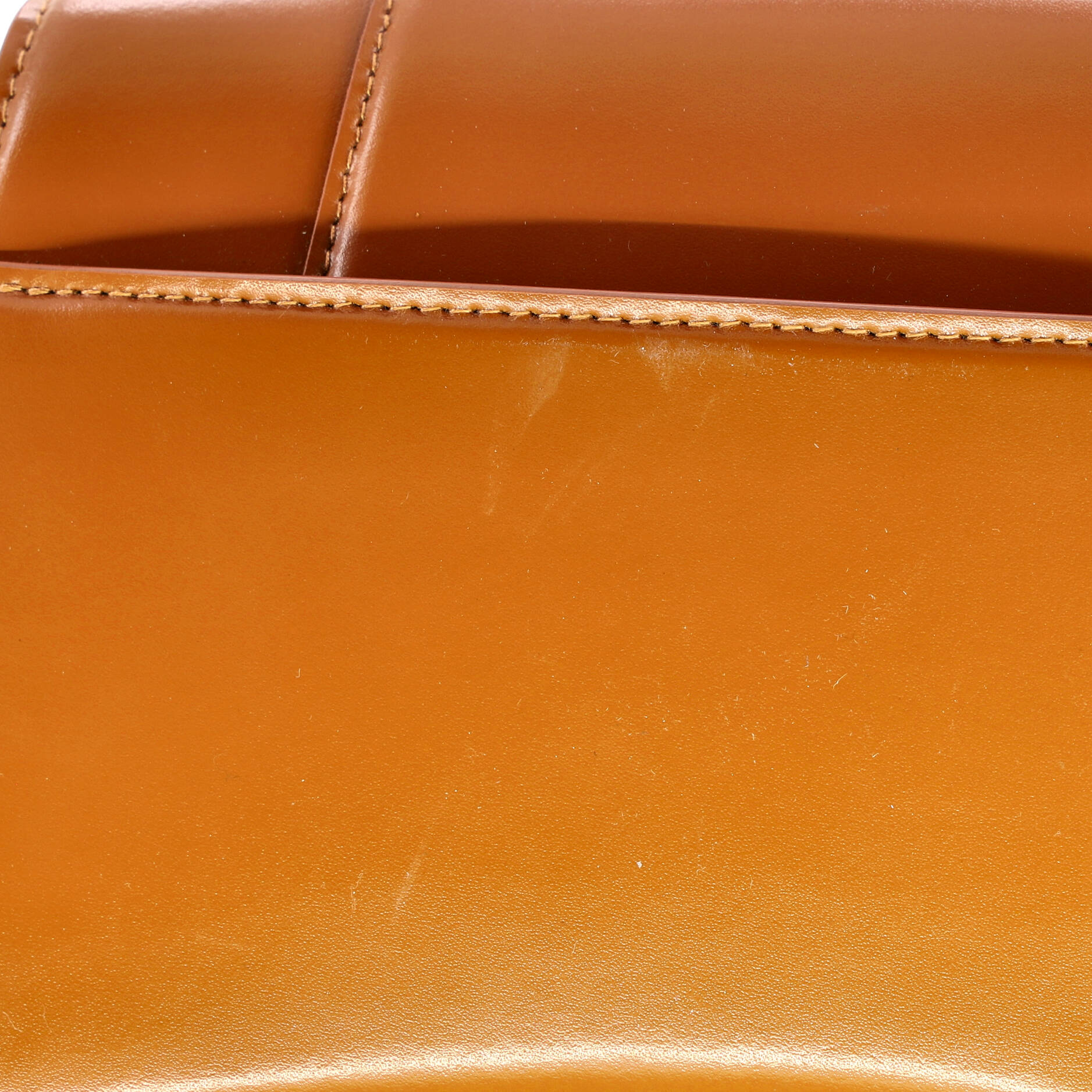 Hourglass Top Handle Bag Leather Small - Image 6